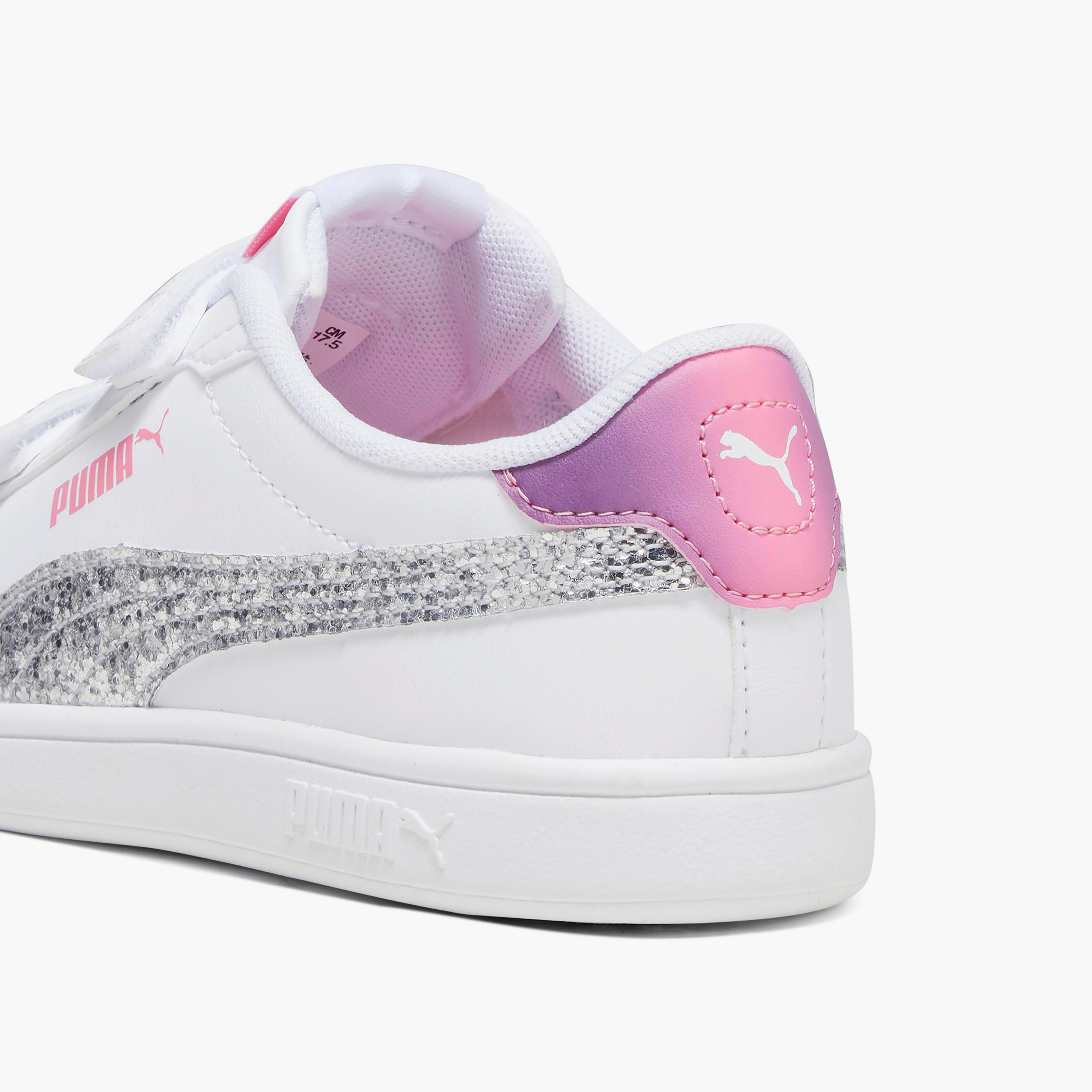 حذاء سماش 3.0 إل ستار جلو ڤي بشريط لاصق للأطفال من بوما-girls-shoes-sneakers-image-5