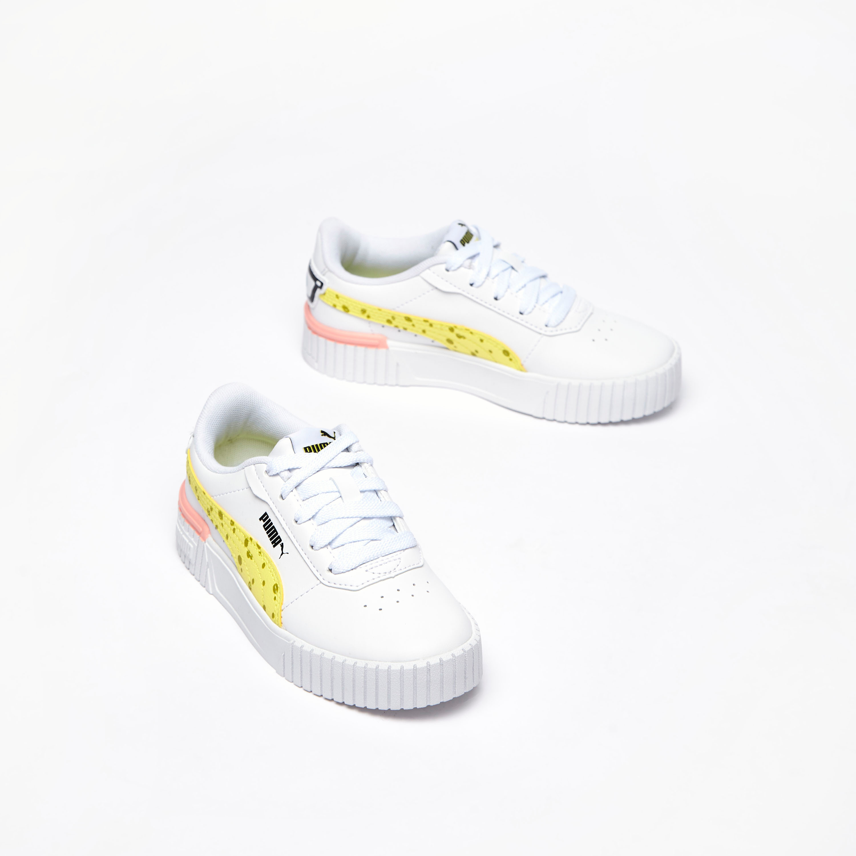 Puma Carina 2.0 SpongeBob II Kids' Sneakers with Lace-Up Closure - 393903-girls-shoes-sneakers-image-1