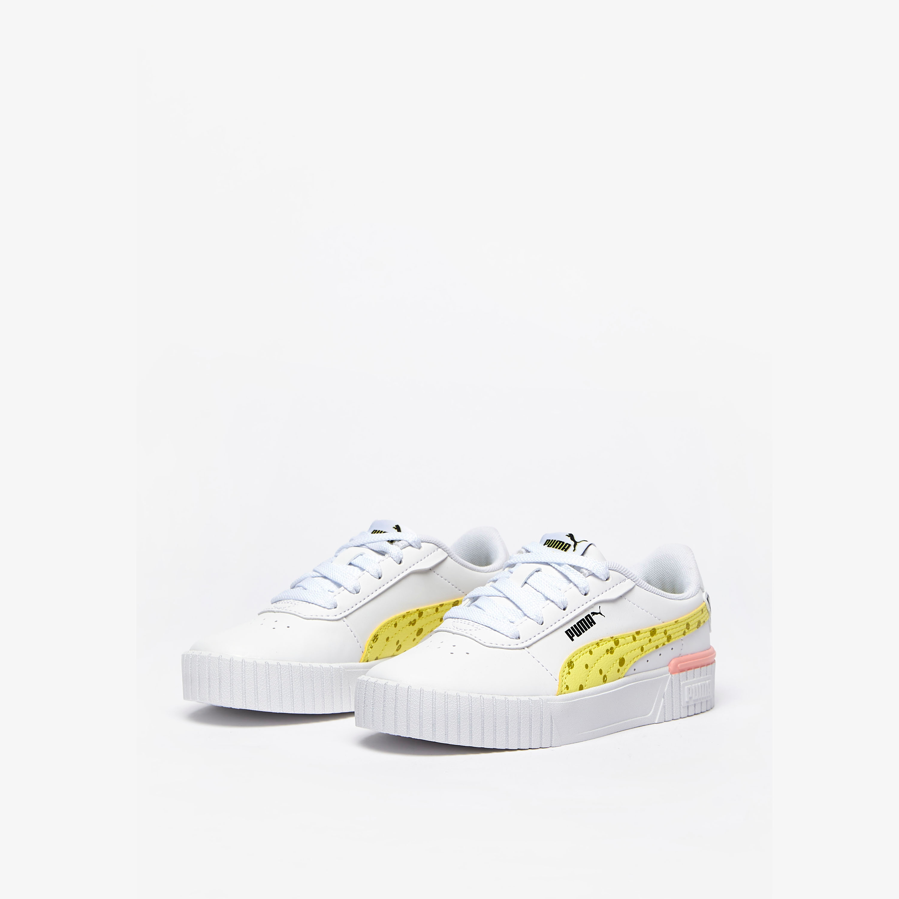 Puma Carina 2.0 SpongeBob II Kids' Sneakers with Lace-Up Closure - 393903-girls-shoes-sneakers-image-2