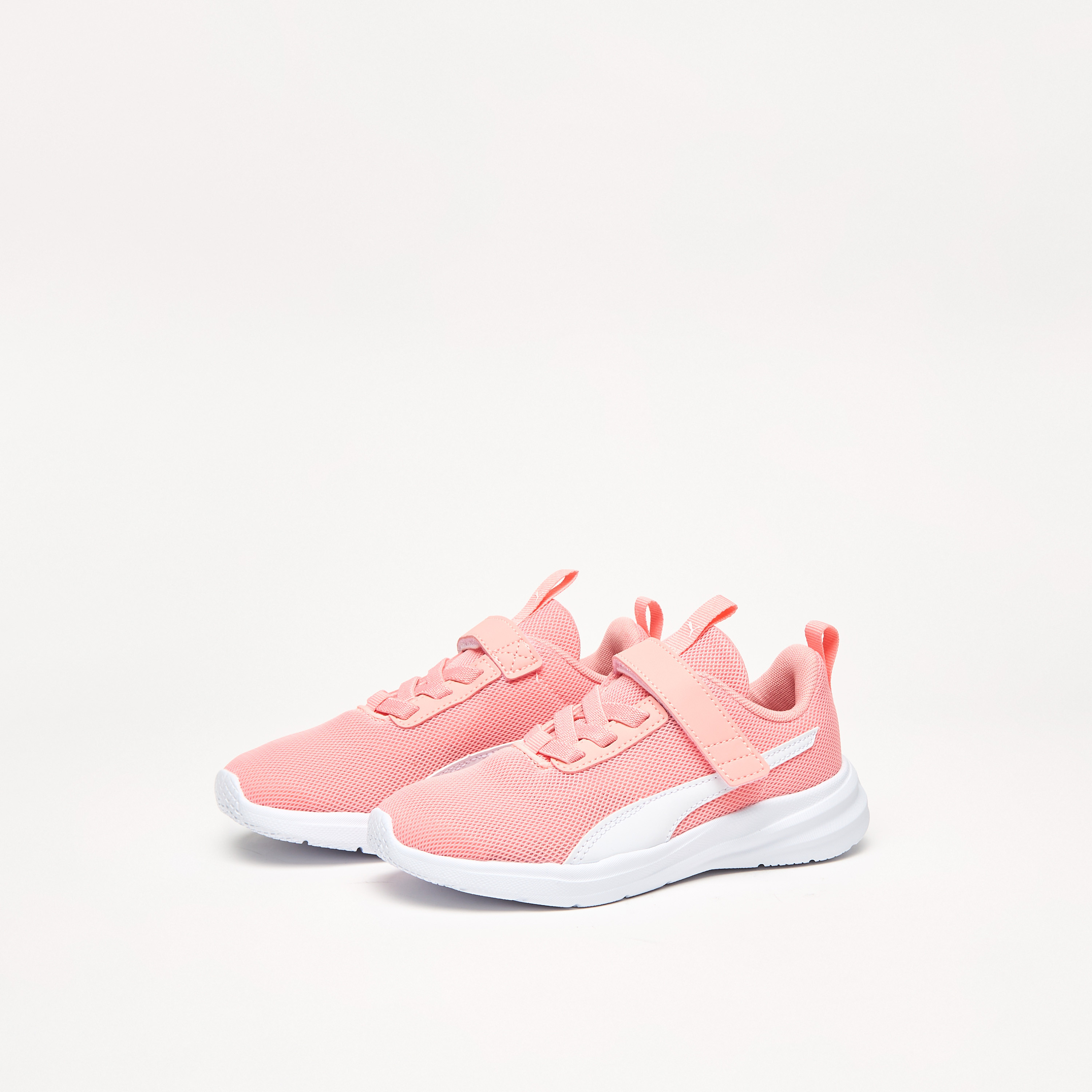 Puma Girls Rickie Hook & Loop Running Shoes-girls-shoes-sneakers-image-2