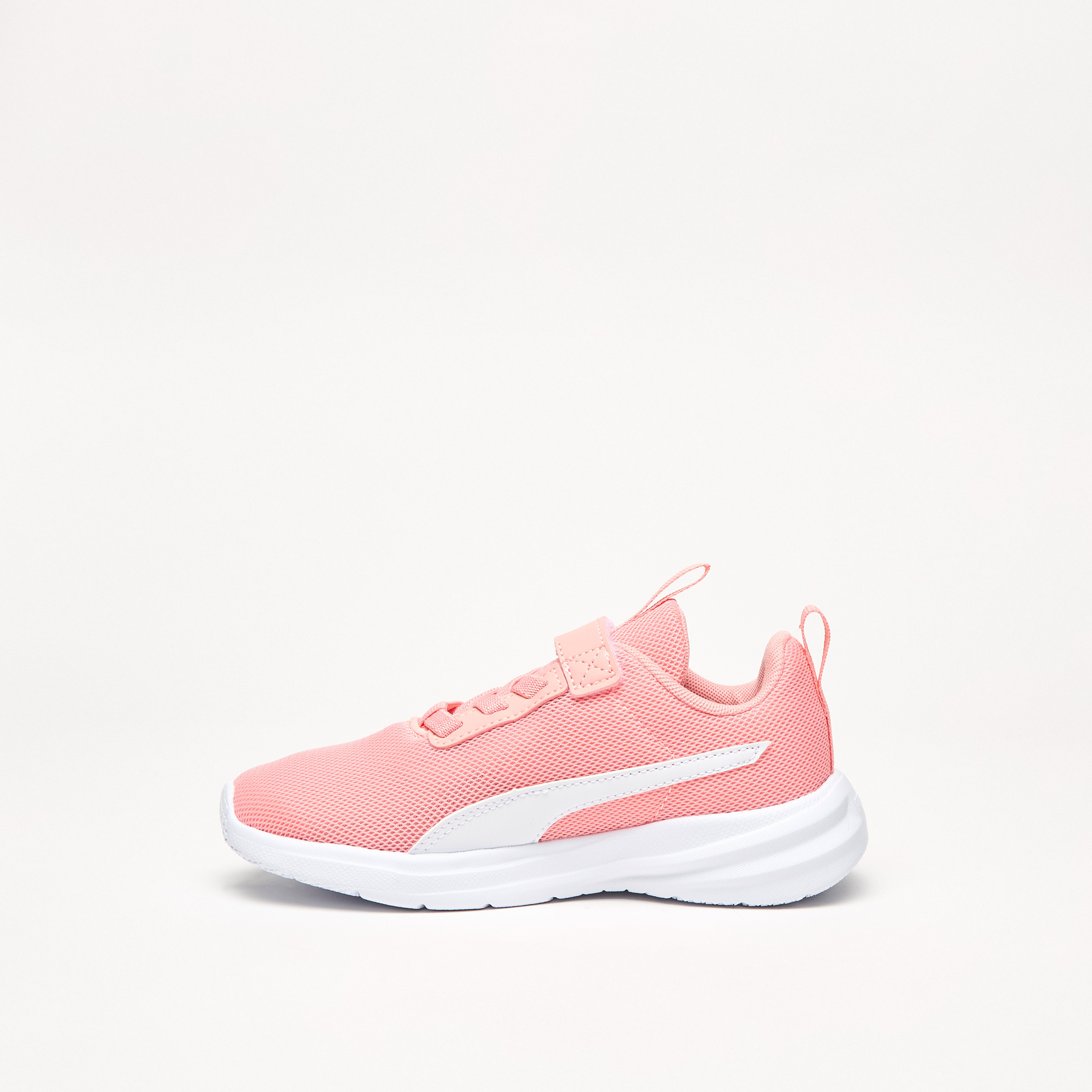 Puma Girls Rickie Hook & Loop Running Shoes-girls-shoes-sneakers-image-3
