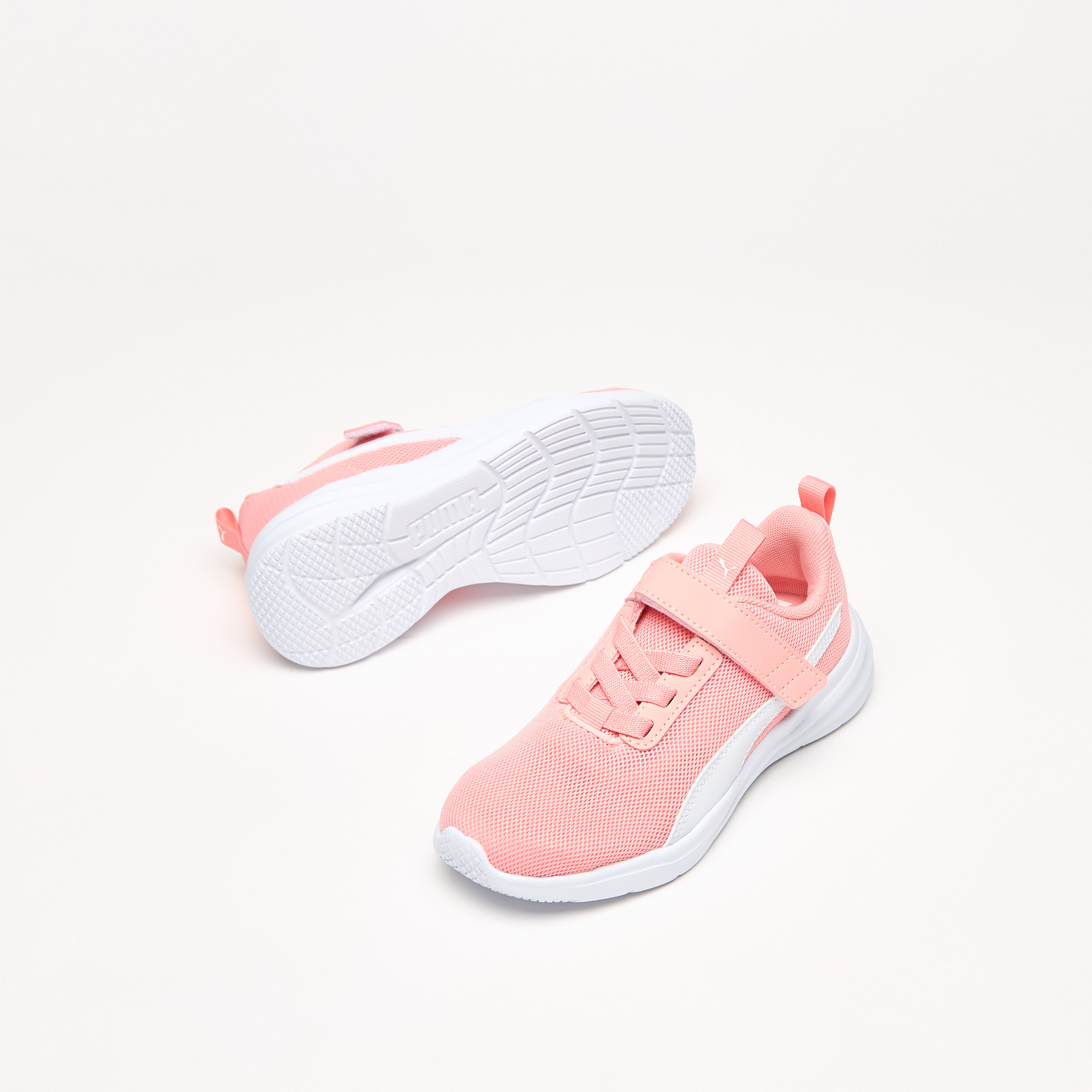 Puma Girls Rickie Hook & Loop Running Shoes-girls-shoes-sneakers-image-6