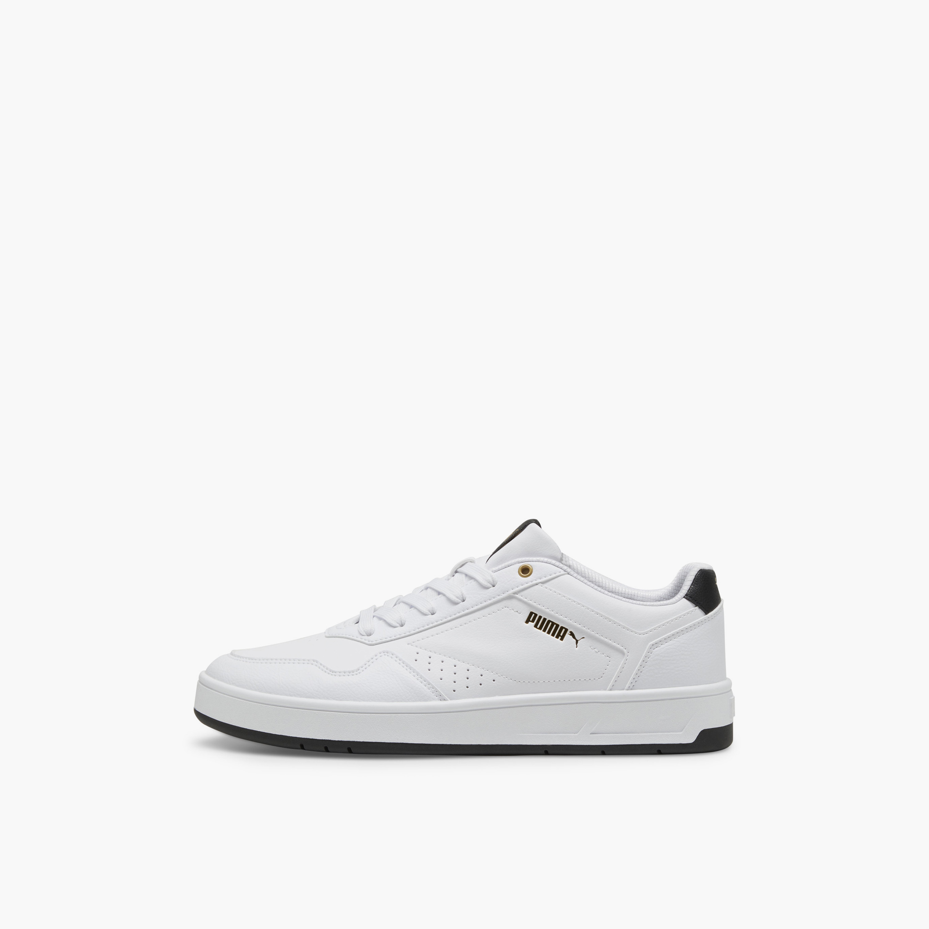 Puma Men Court Classic Lace-Up Low Ankle Sneakers-sports-men-shoes-image-3