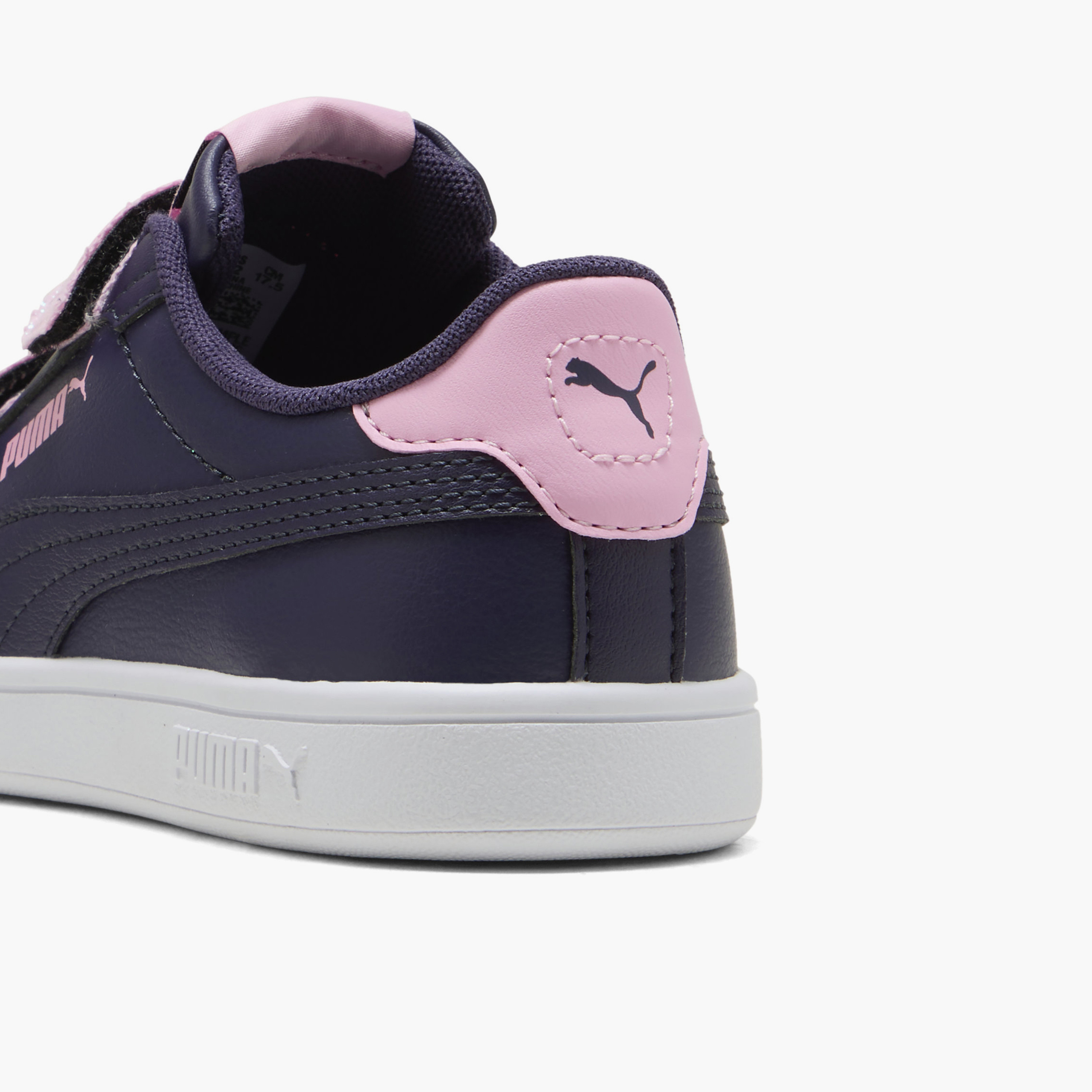 Puma Girls Smash 3.0 L Glitter V Hook & Loop Sports Shoes-sports-girls-shoes-image-6