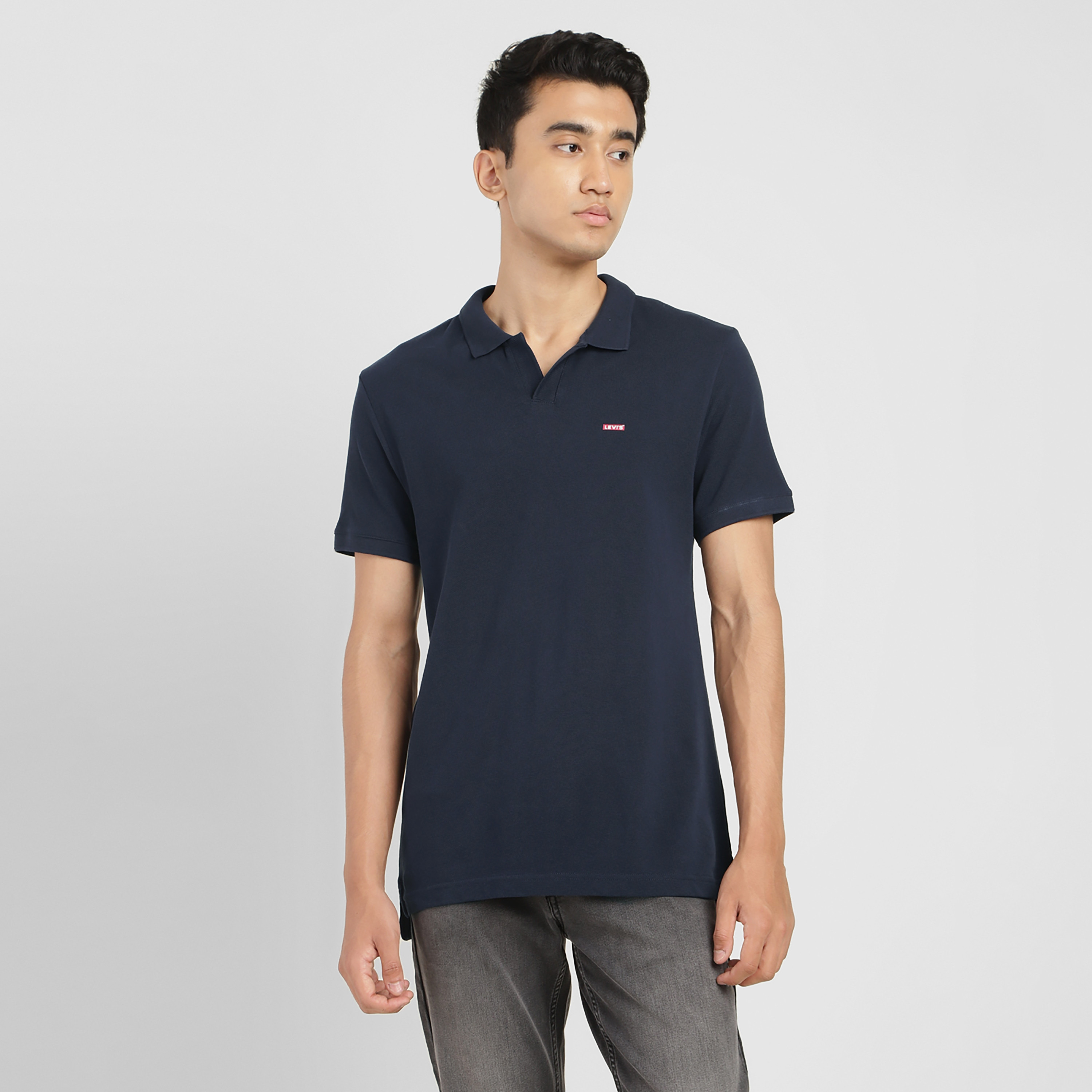 Levi's Plain Collared Short Sleeves Polo T-Shirt-men-clothing-tshirtsandpolos-polos-image-1