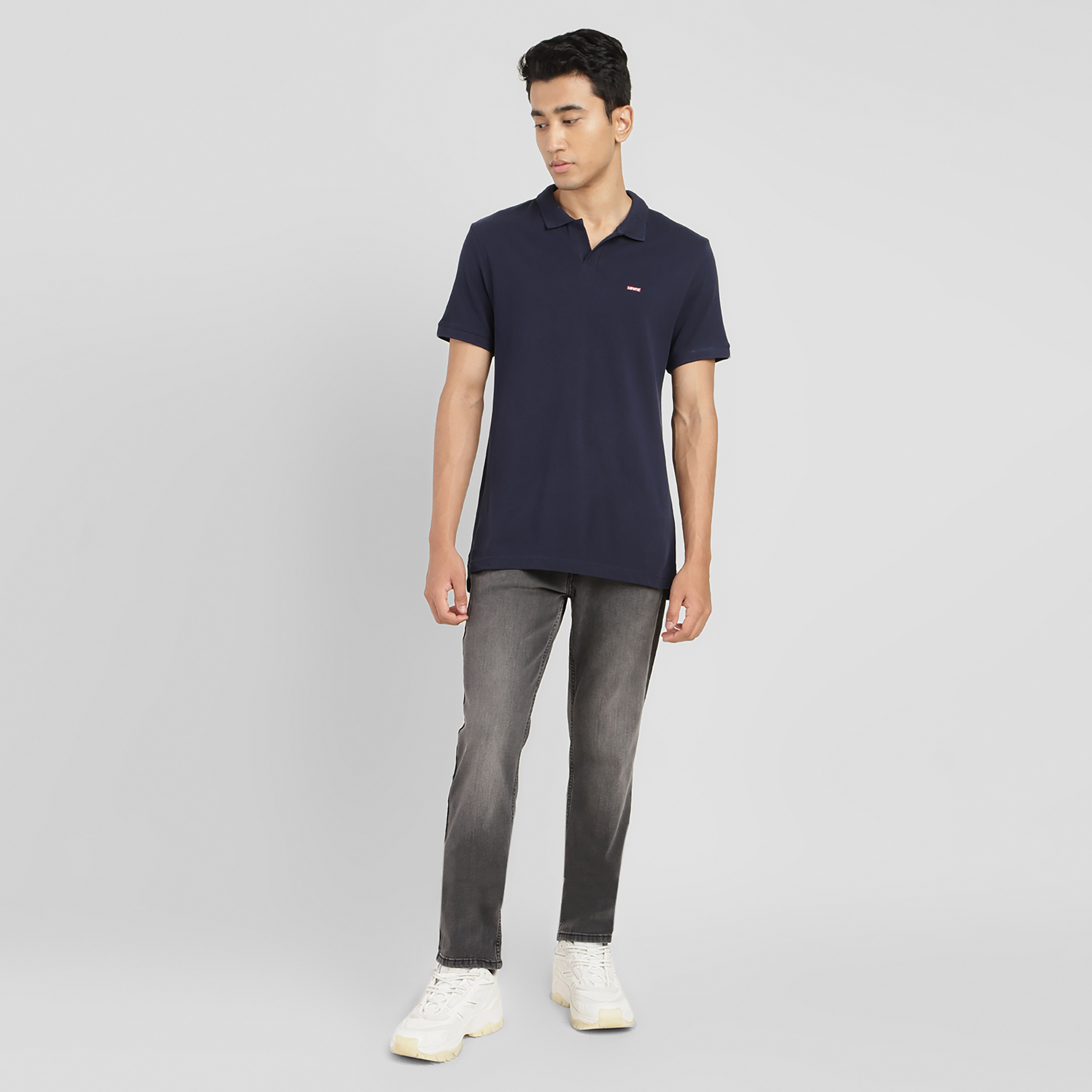 Levi's Plain Collared Short Sleeves Polo T-Shirt-men-clothing-tshirtsandpolos-polos-image-2