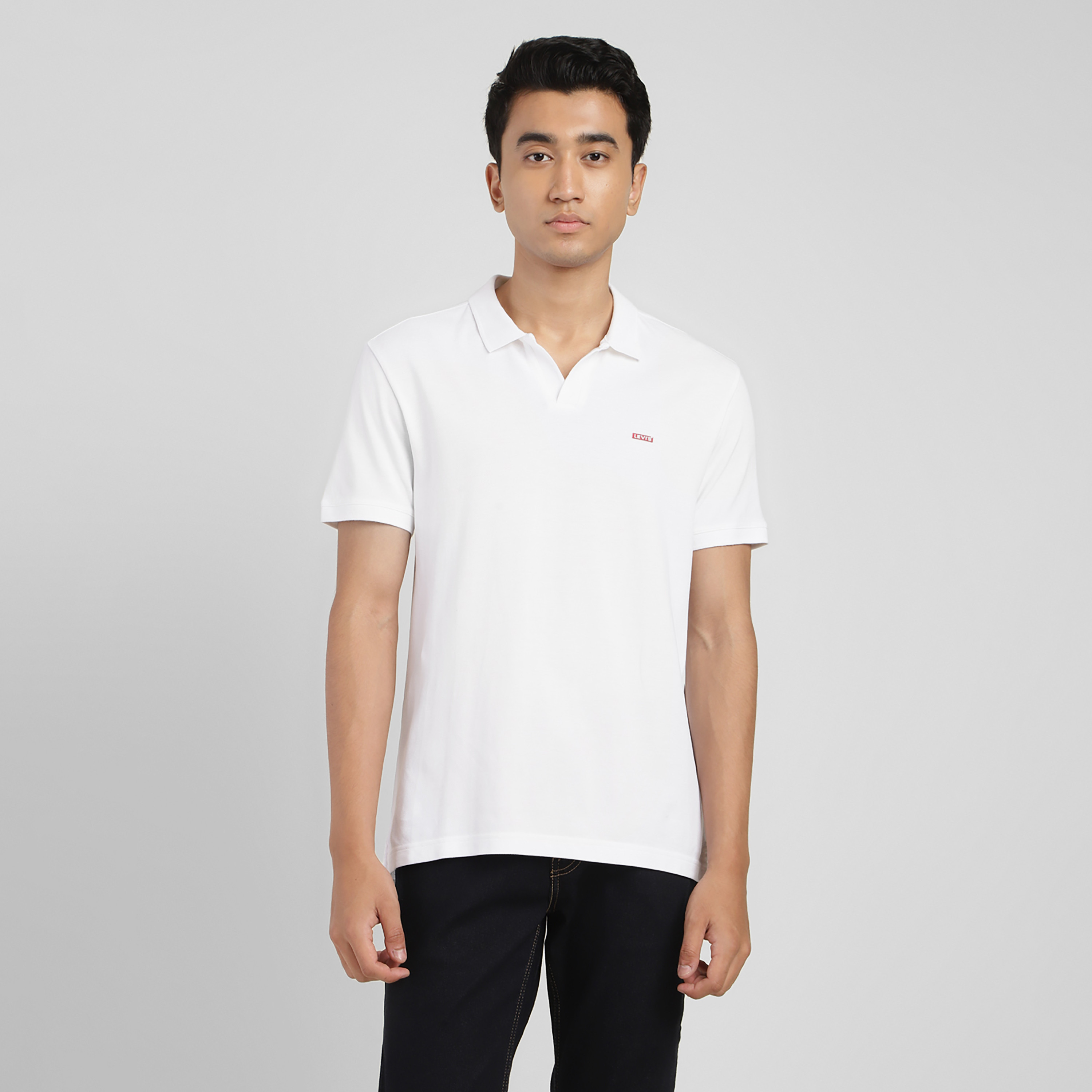 Levi's Plain Collared Short Sleeves Polo T-Shirt-men-clothing-tshirtsandpolos-polos-image-1