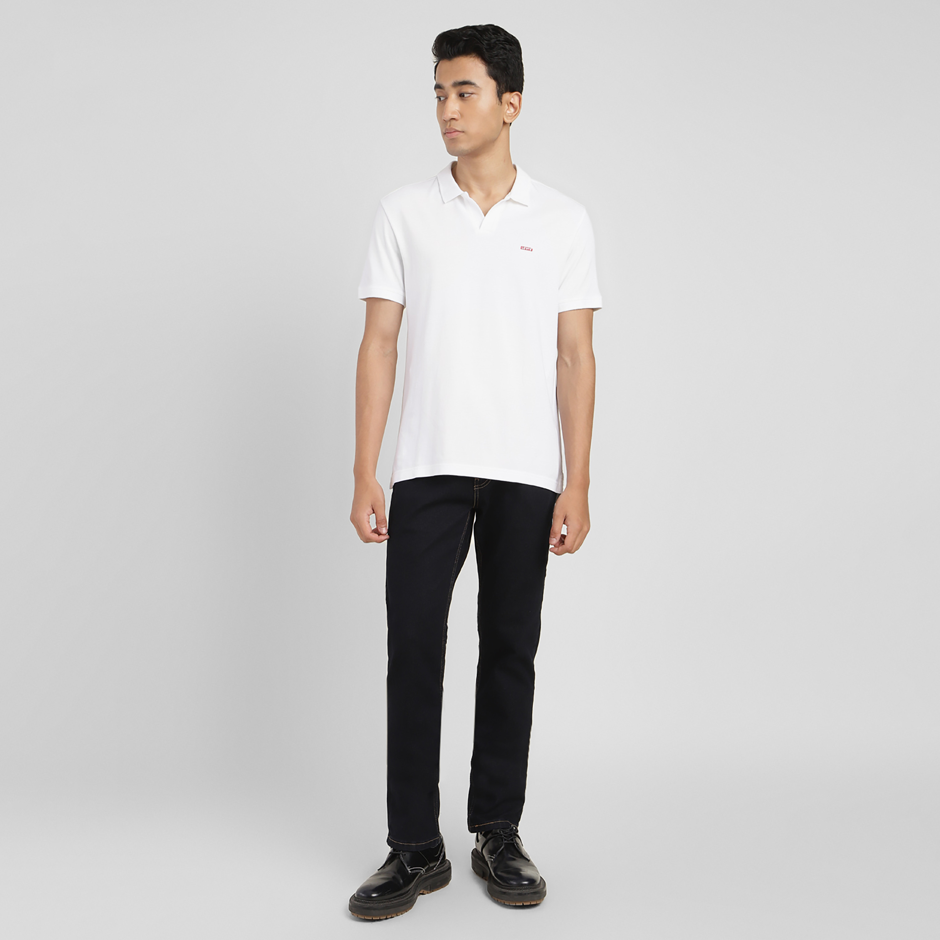 Levi's Plain Collared Short Sleeves Polo T-Shirt-men-clothing-tshirtsandpolos-polos-image-2