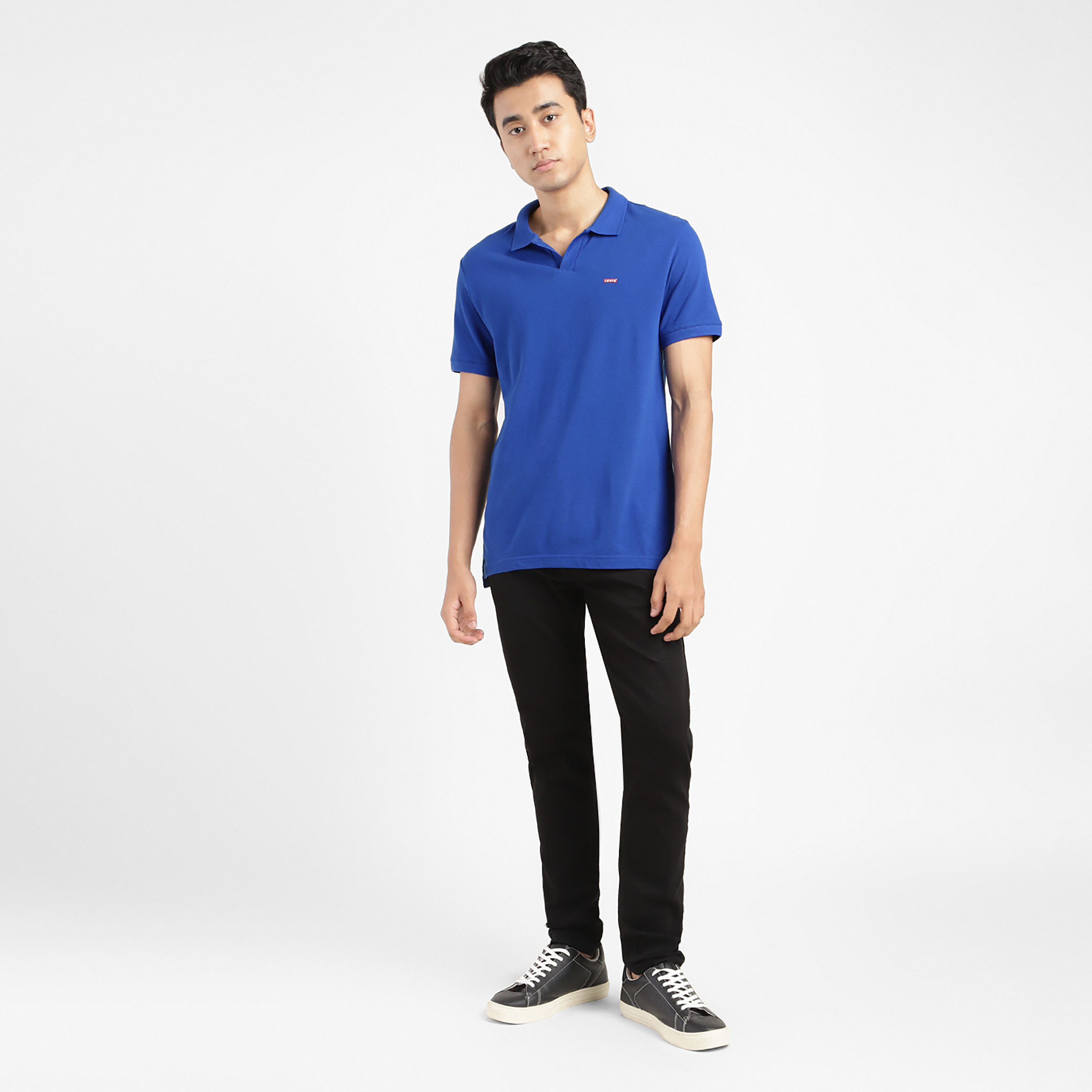 بولو تي شيرت سادة ذو ياقة من ليفايز بأكمام قصيرة-men-clothing-tshirtsandpolos-polos-image-2