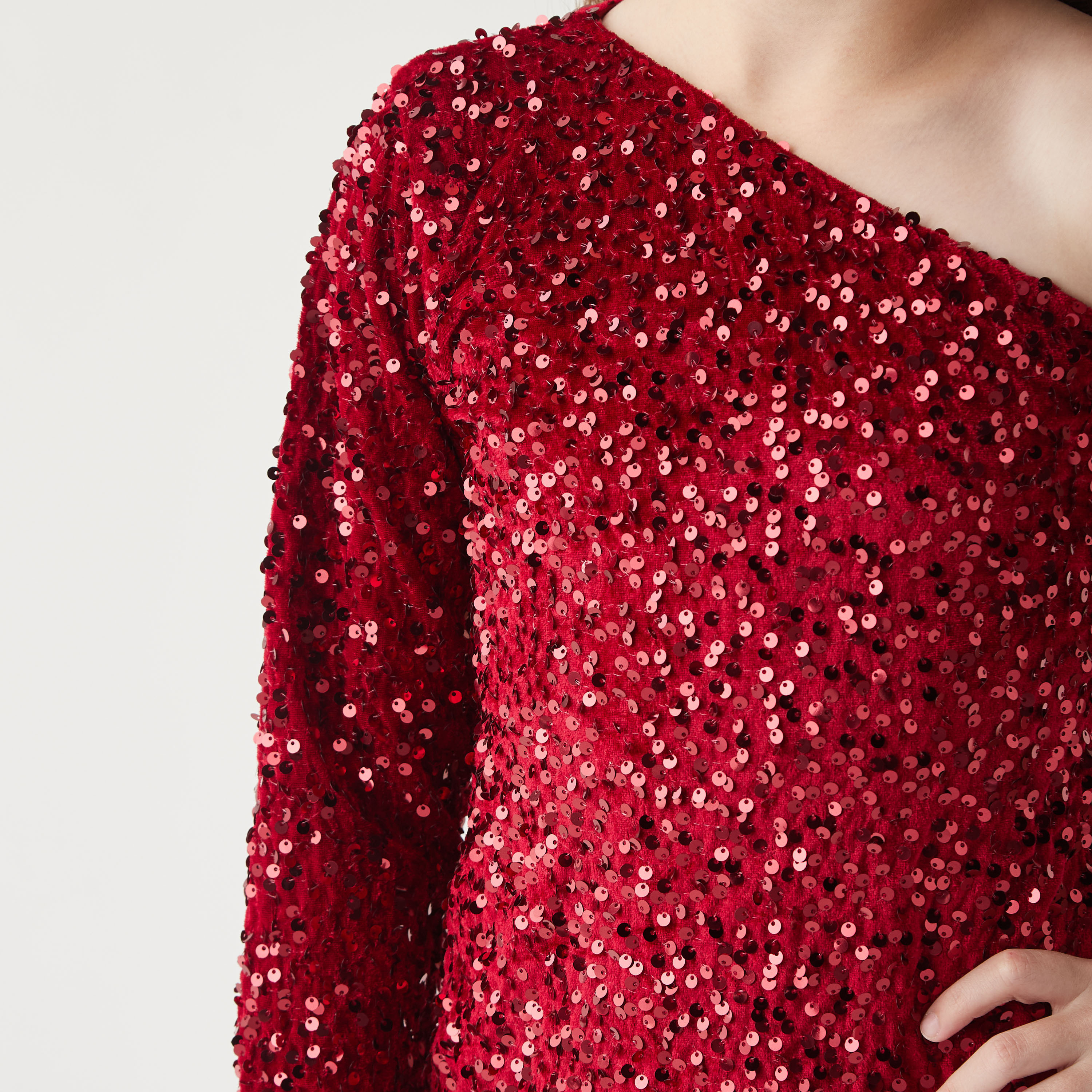 فستان بكتف واحد مزيّن بحافة كشكش من ليتل جولدن أبل-girls-clothing-dressesandjumpsuits-image-8