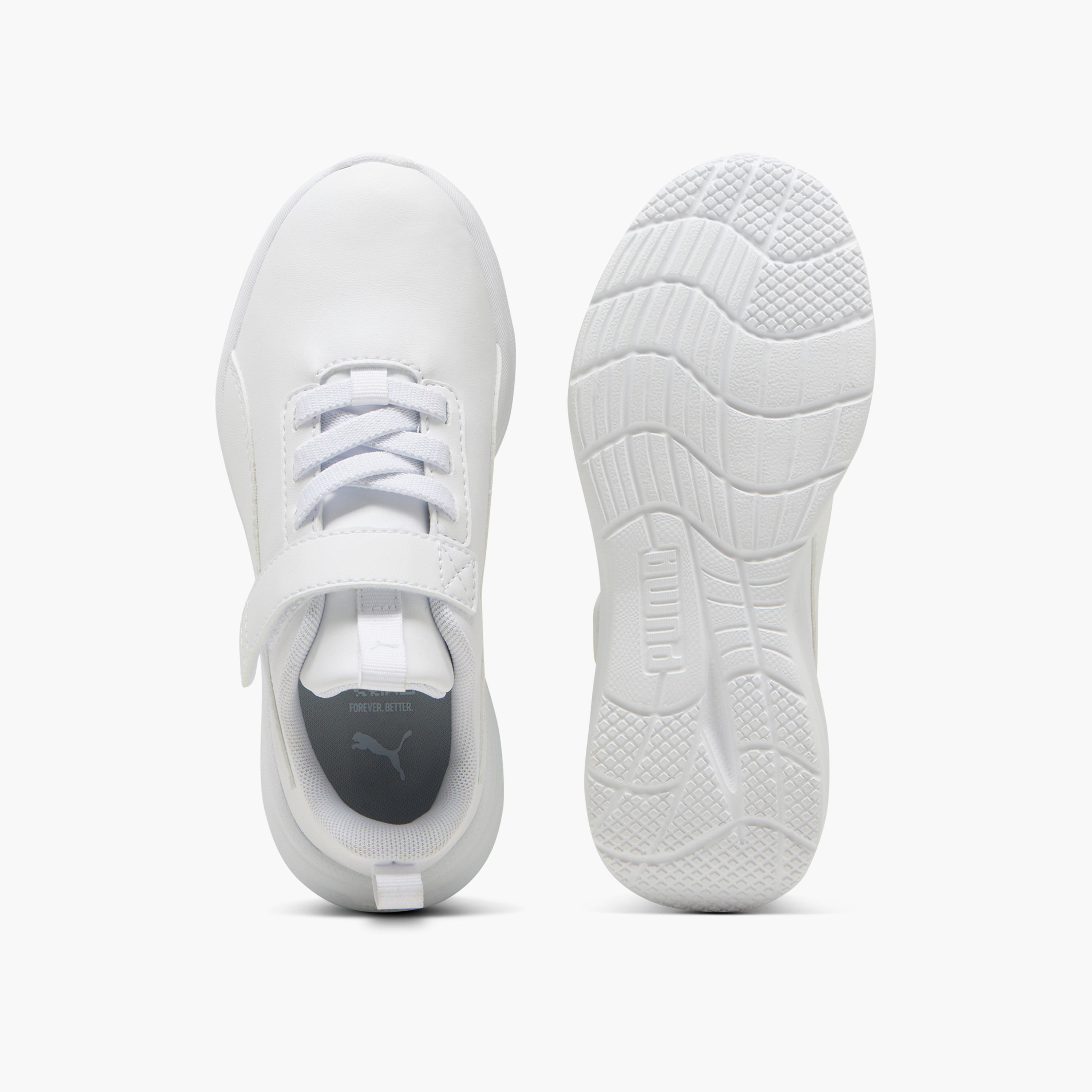 Puma Kids' Rickie Runner SL AC PS School Shoes with Hook and Loop Closure - 39699102-D-boys-shoes-schoolshoes-image-2