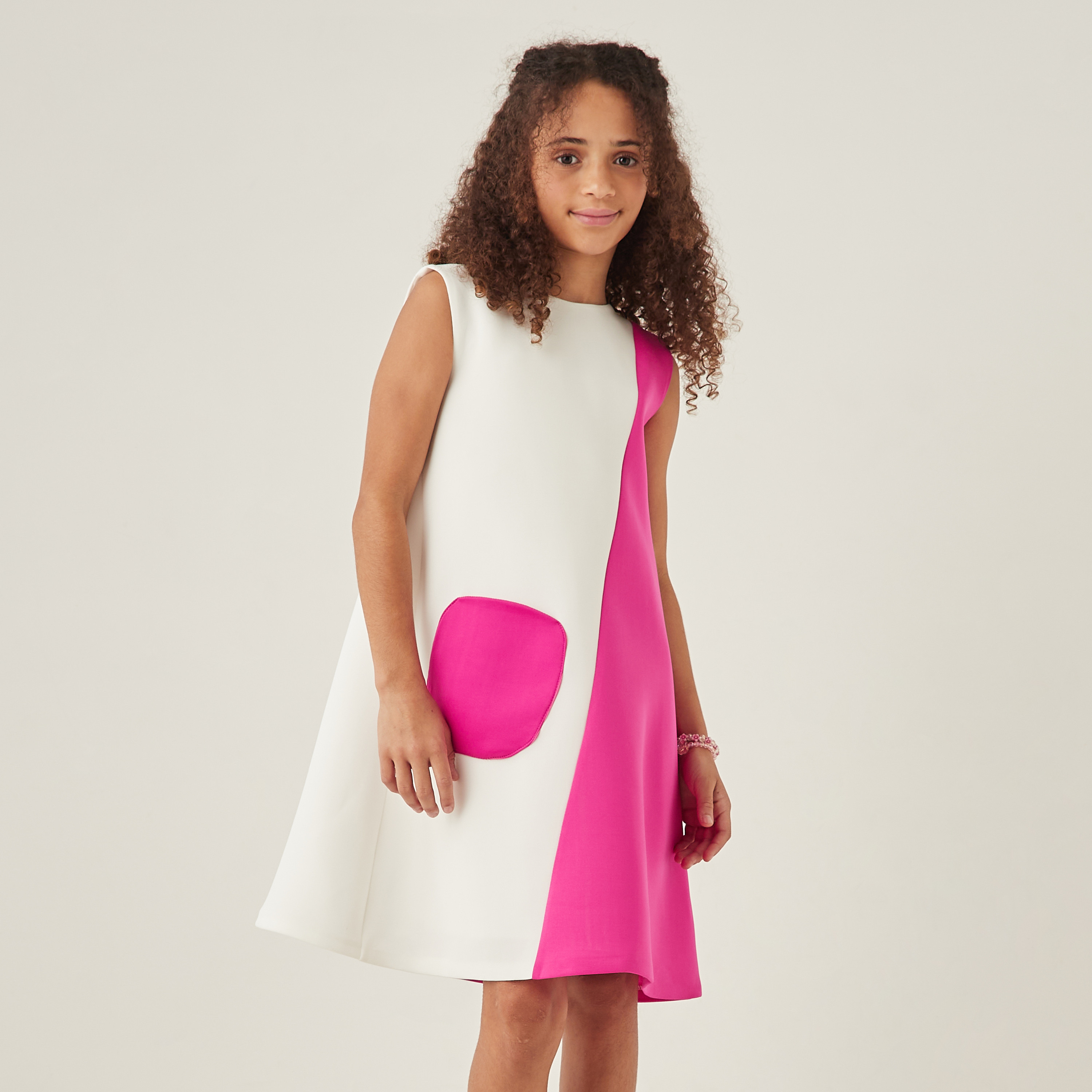 فستان بلا أكمام مع جيب من ليتل جولدن أبل-girls-clothing-dressesandjumpsuits-image-2