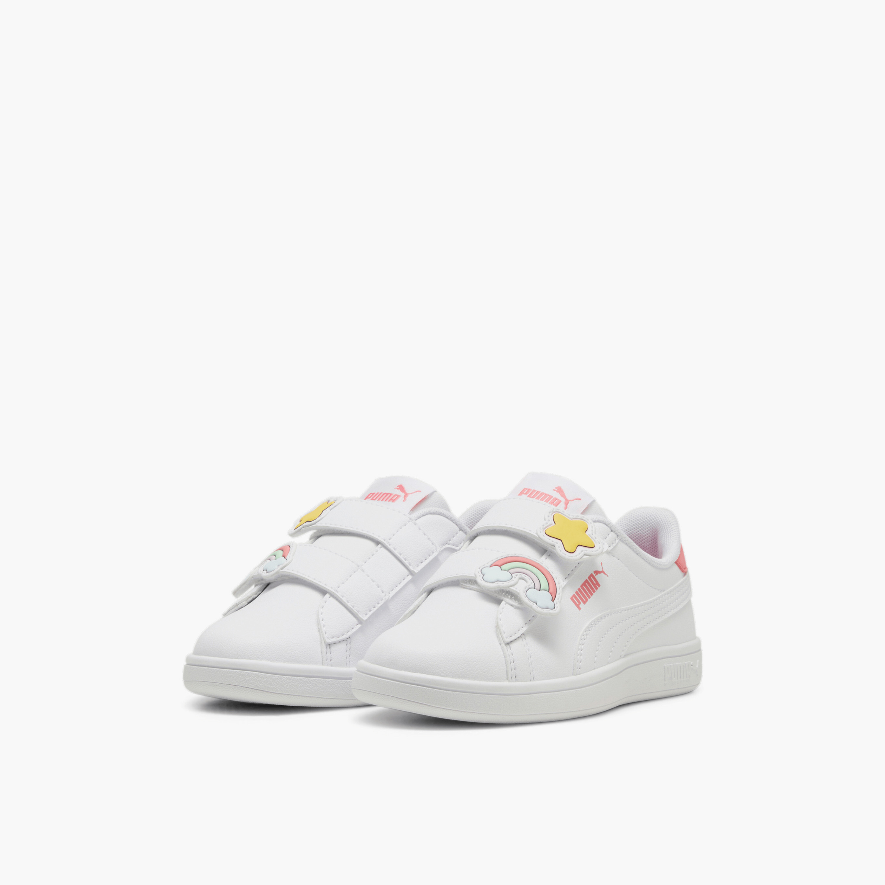 حذاء سنيكرز للأطفال سماش 3.0 بادجز بي اس بكاحل وشريط إغلاق لاصق من بوما-girls-shoes-sneakers-image-1