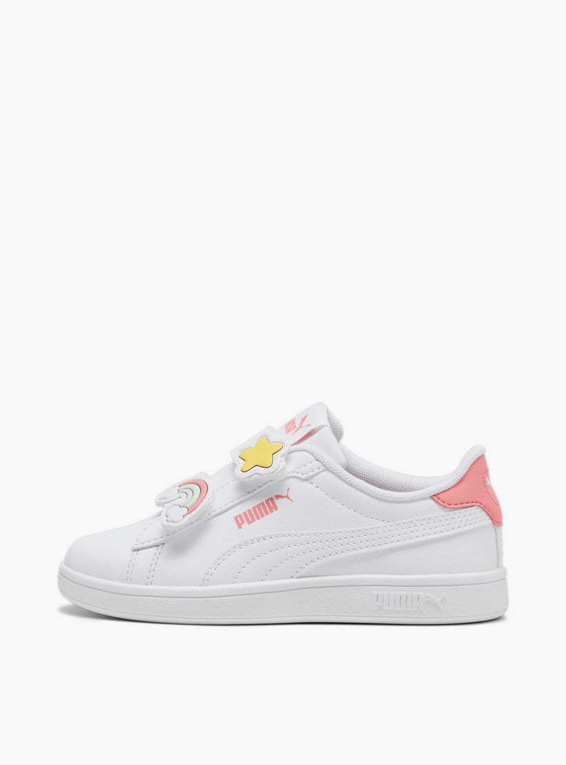 حذاء سنيكرز للأطفال سماش 3.0 بادجز بي اس بكاحل وشريط إغلاق لاصق من بوما-girls-shoes-sneakers-image-2