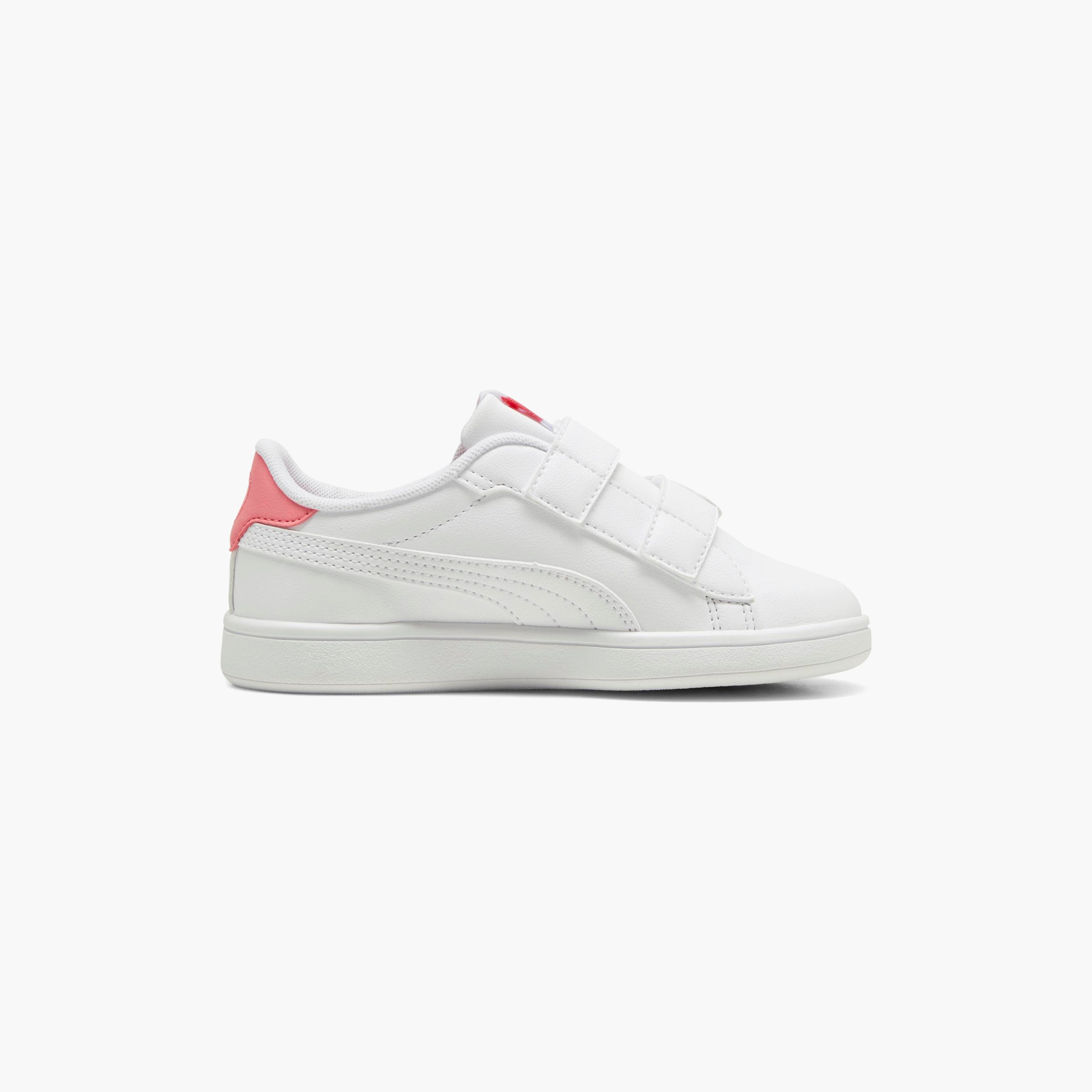 Puma Girls Smash 3.0 Badges V Sneakers 39728601 | OE-girls-shoes-sneakers-image-4