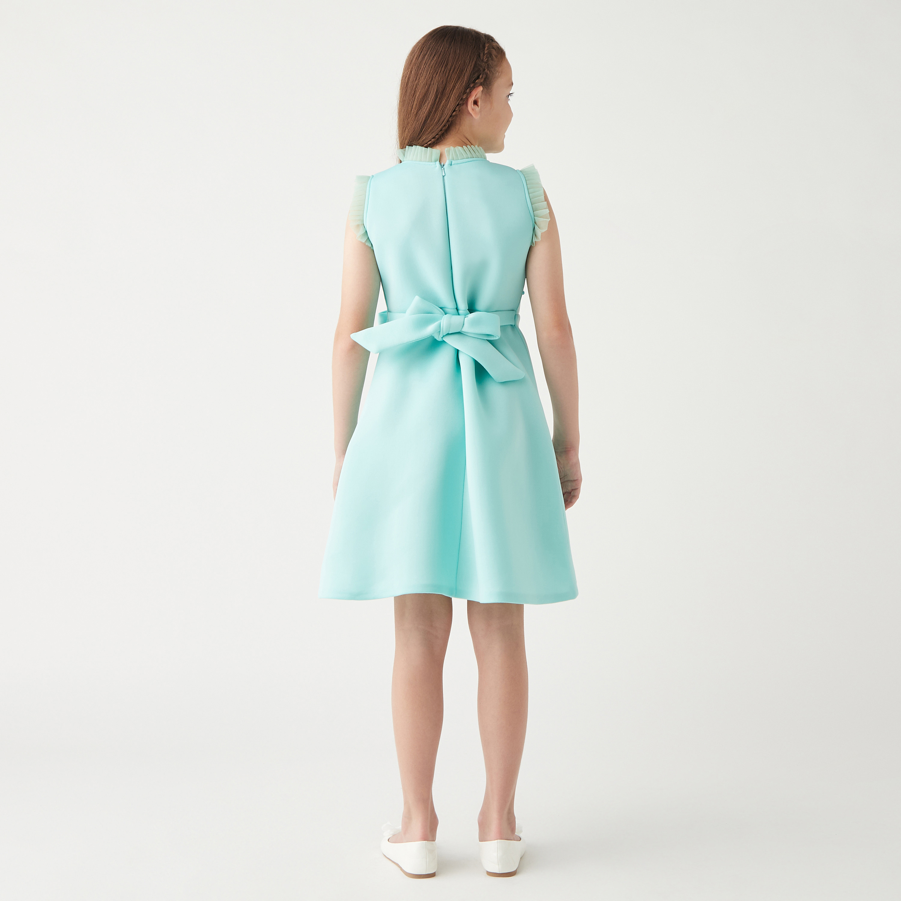 فستان بدون أكمام مزين بحزام ربط من ليتل جولدن أبل-girls-clothing-dressesandjumpsuits-image-7