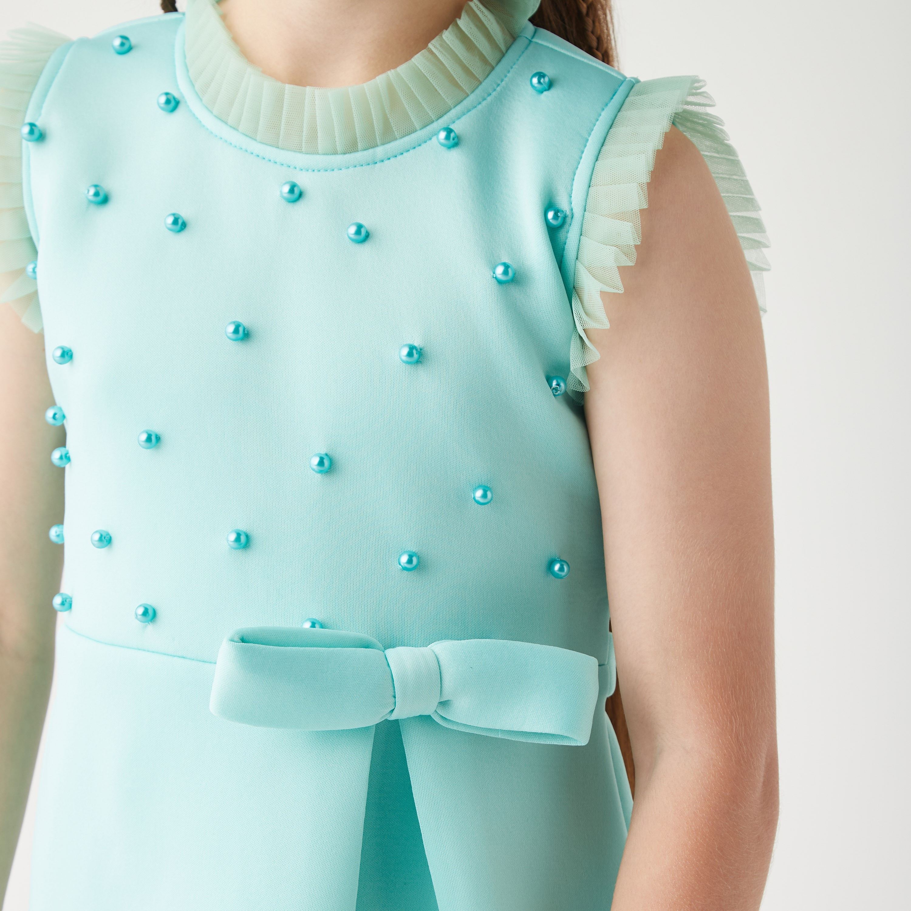 فستان بدون أكمام مزين بحزام ربط من ليتل جولدن أبل-girls-clothing-dressesandjumpsuits-image-8