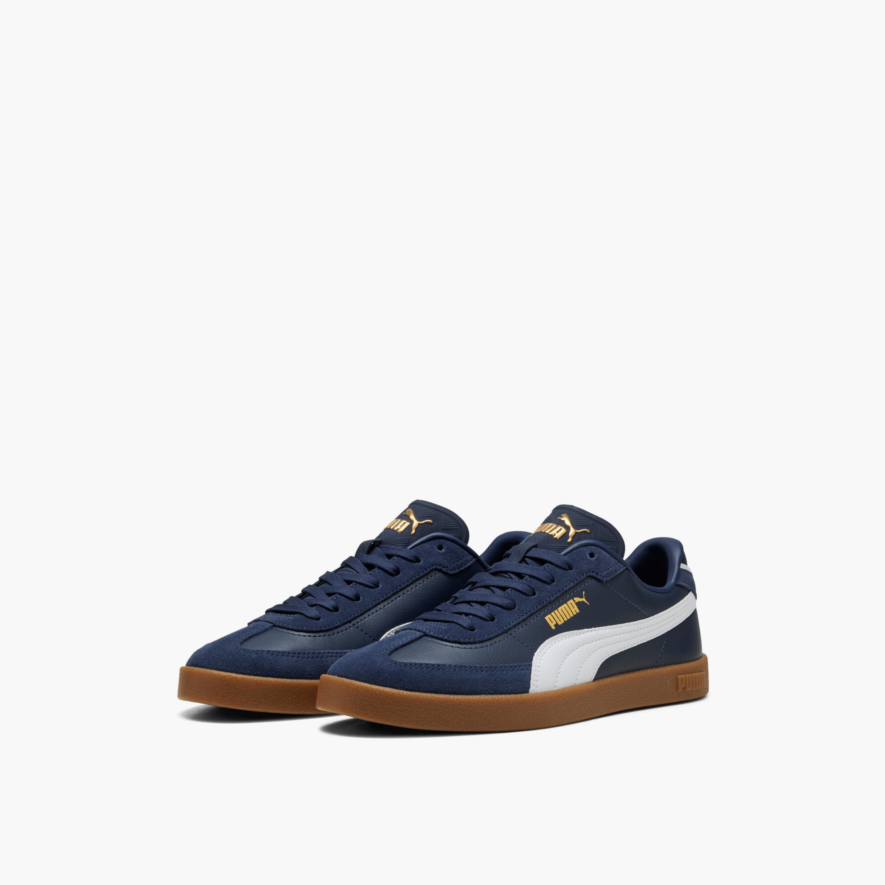 Puma Men Club II Era Lace-Up Leather Ankle Sneakers-men-shoes-sneakers-image-1