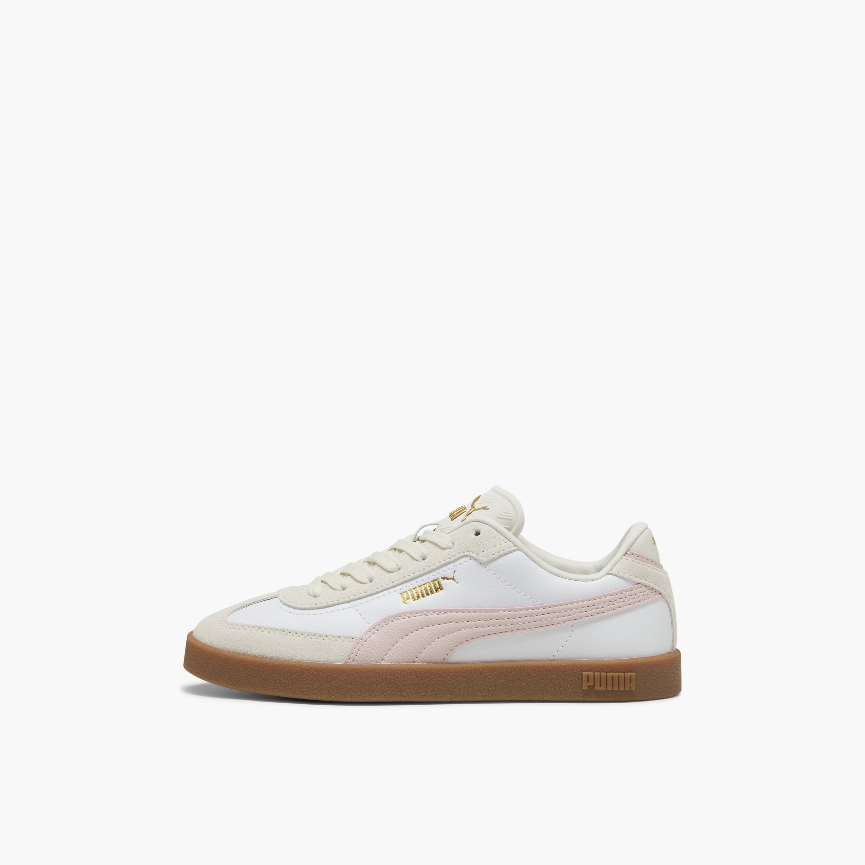 Puma Women Club II Era Lace-Up Leather Sneakers-sports-women-shoes-image-3
