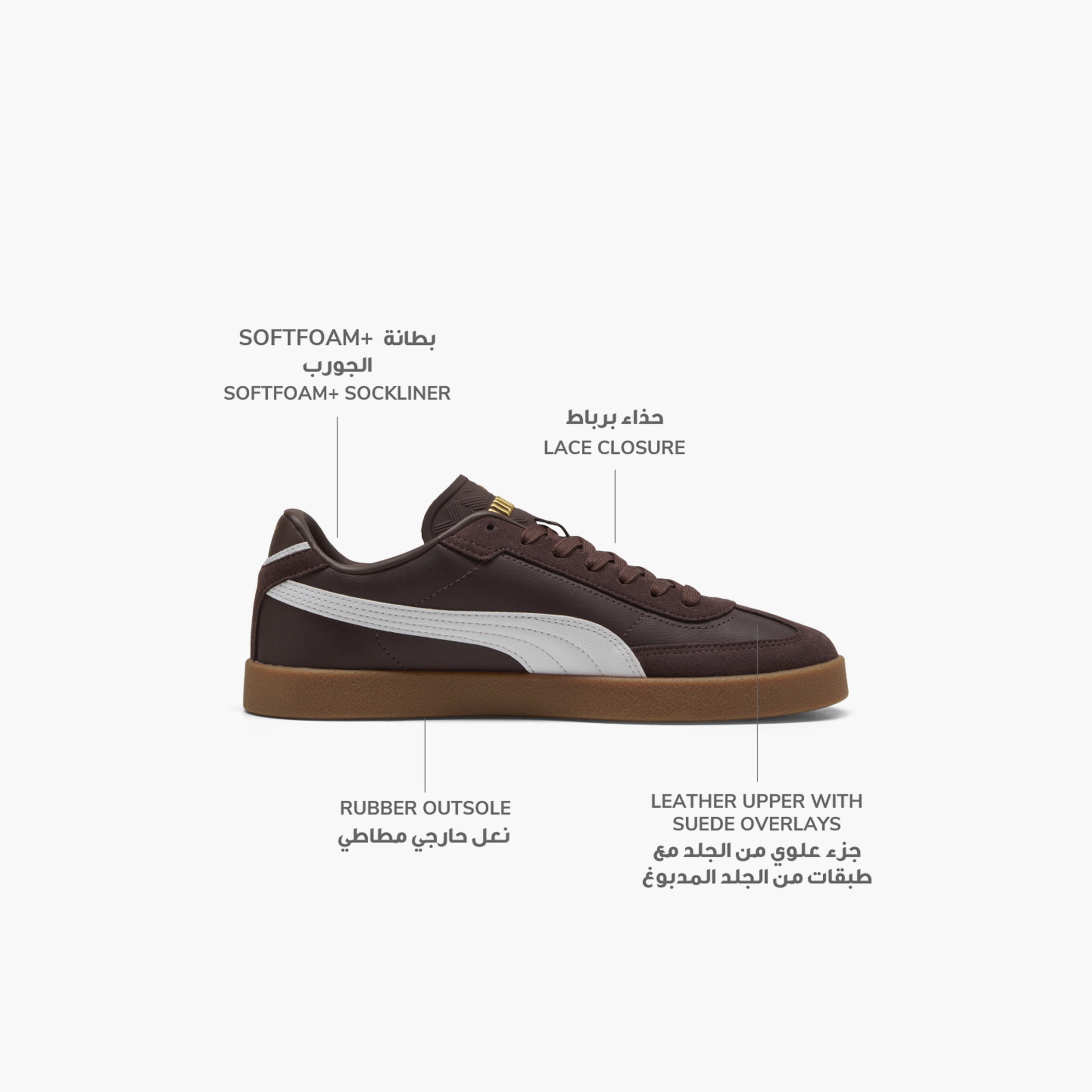 Puma Women Club II Era Lace-Up Sneakers-sports-women-shoes-image-2