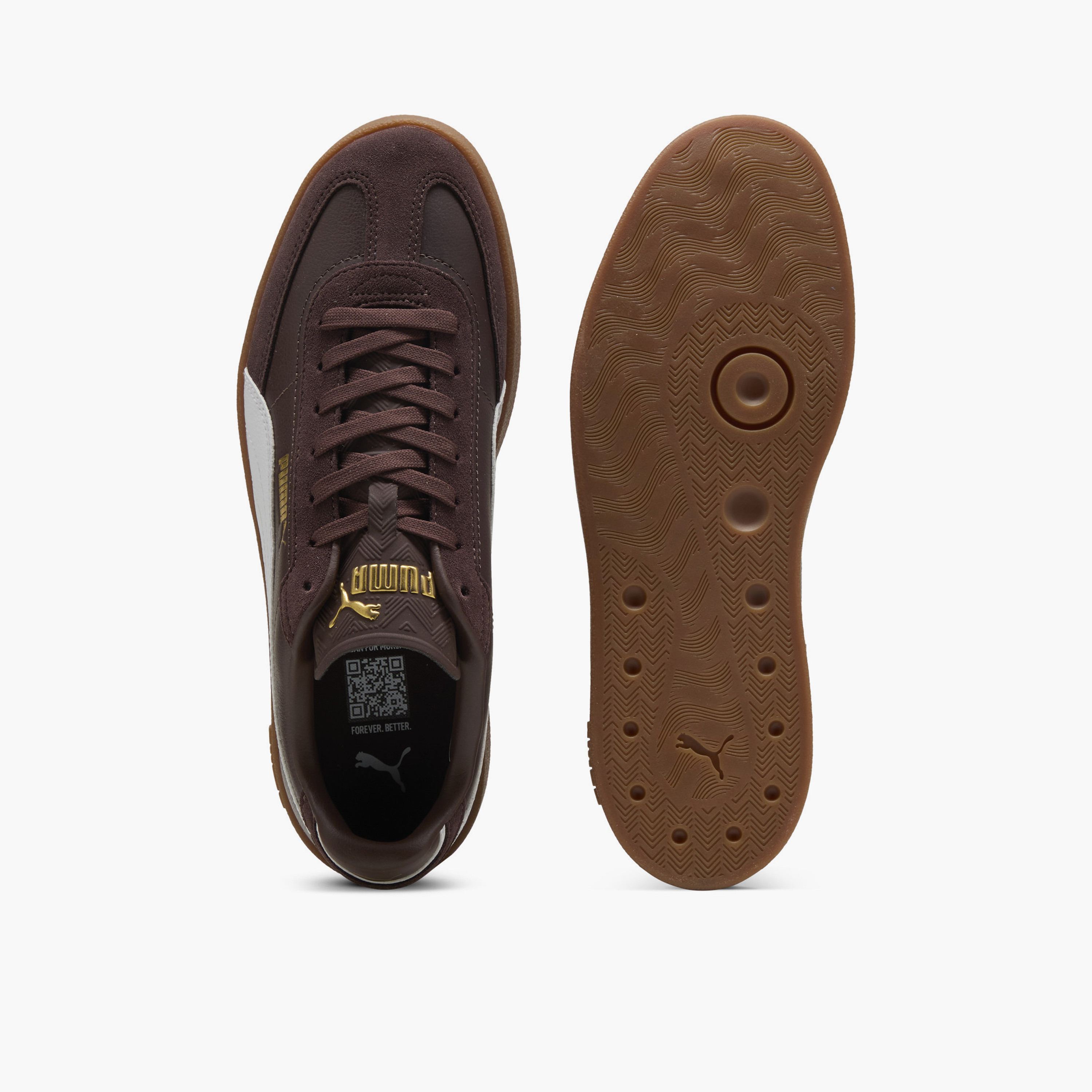 Puma Women Club II Era Lace-Up Sneakers-sports-women-shoes-image-4
