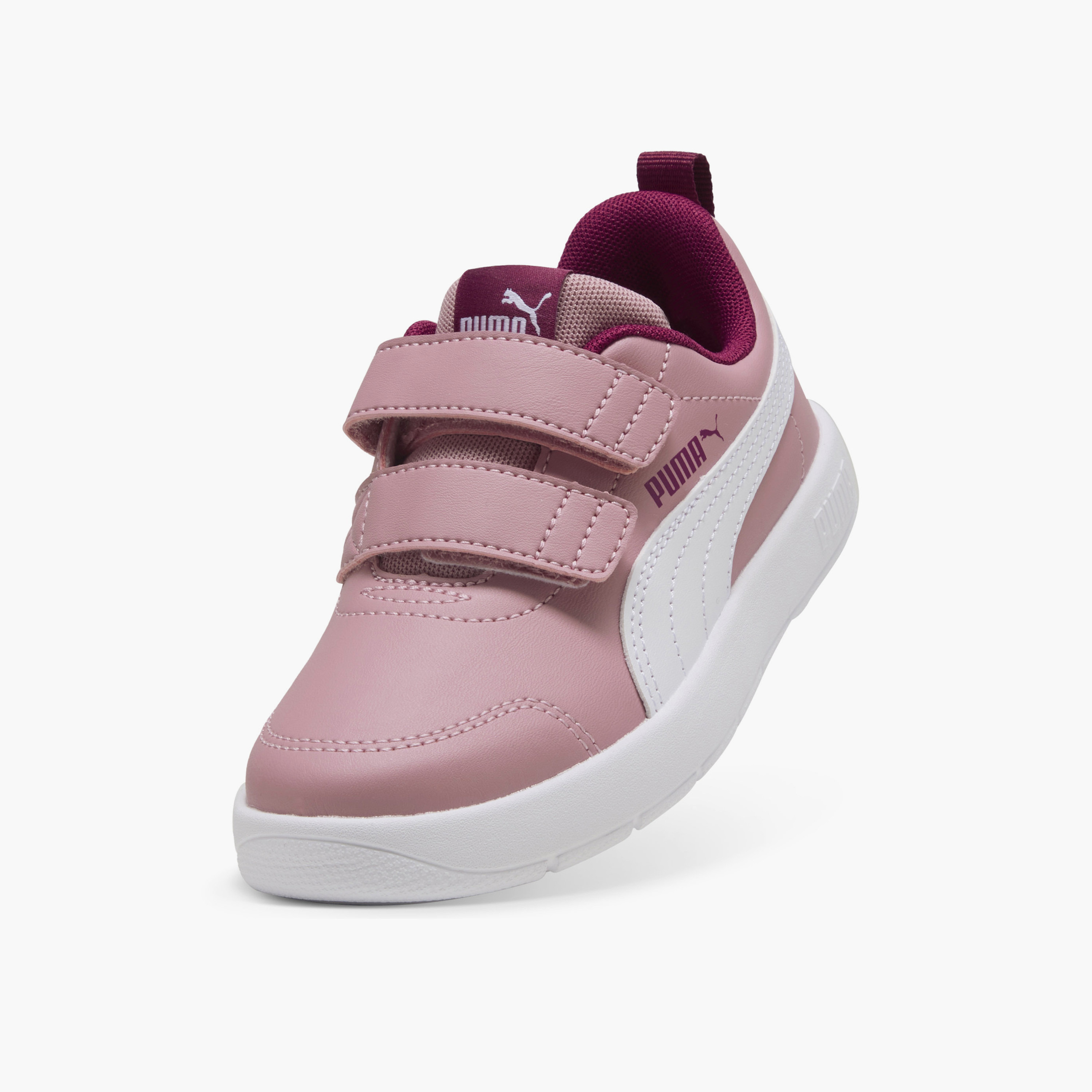 Puma Girls Courtflex v3 V Hook & Loop Sports Shoes-sports-girls-shoes-image-5