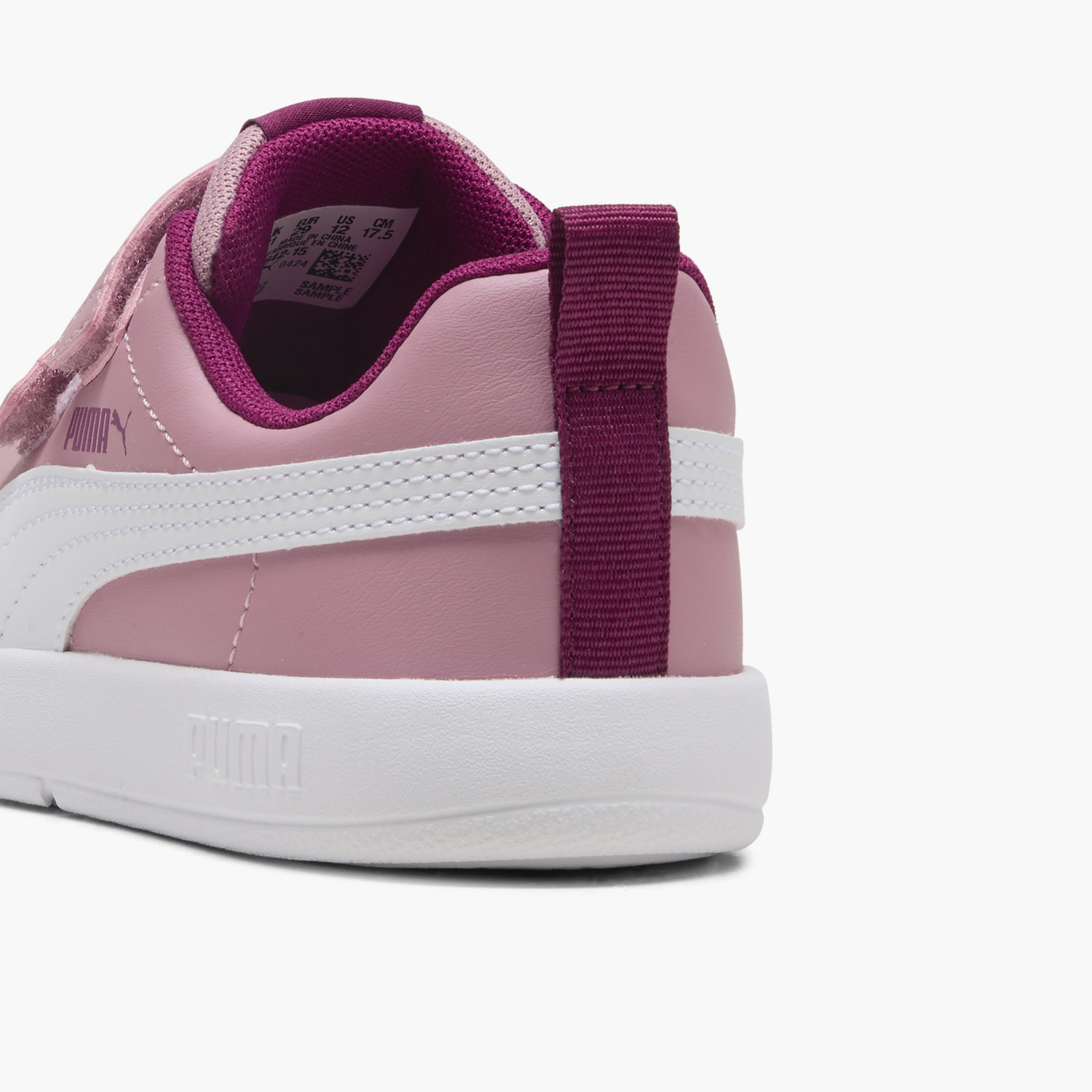 Puma Girls Courtflex v3 V Hook & Loop Sports Shoes-sports-girls-shoes-image-6