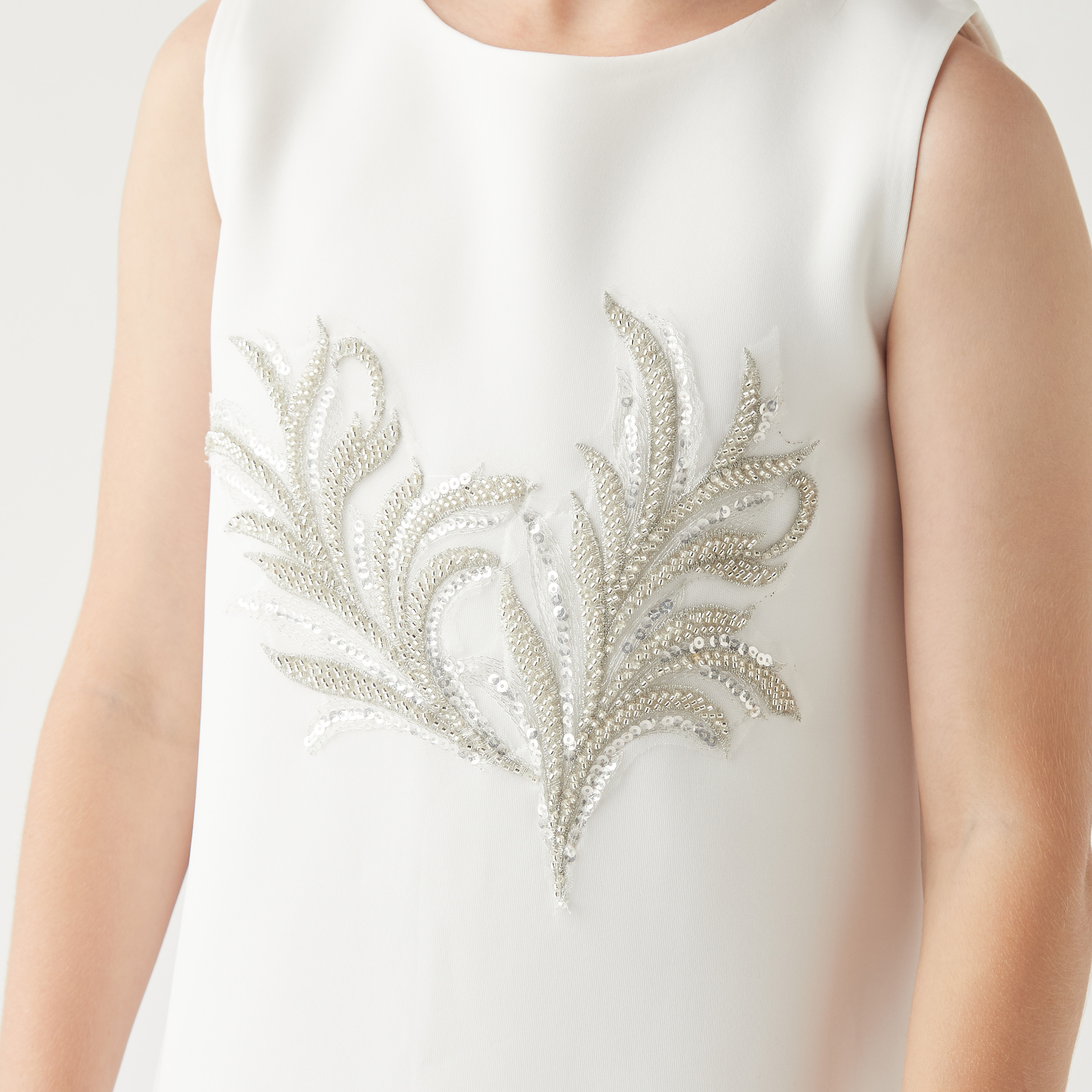 فستان مزين دون أكمام بسحاب إغلاق وتزيينات من ليتل جولدن أبل-girls-clothing-dressesandjumpsuits-image-4