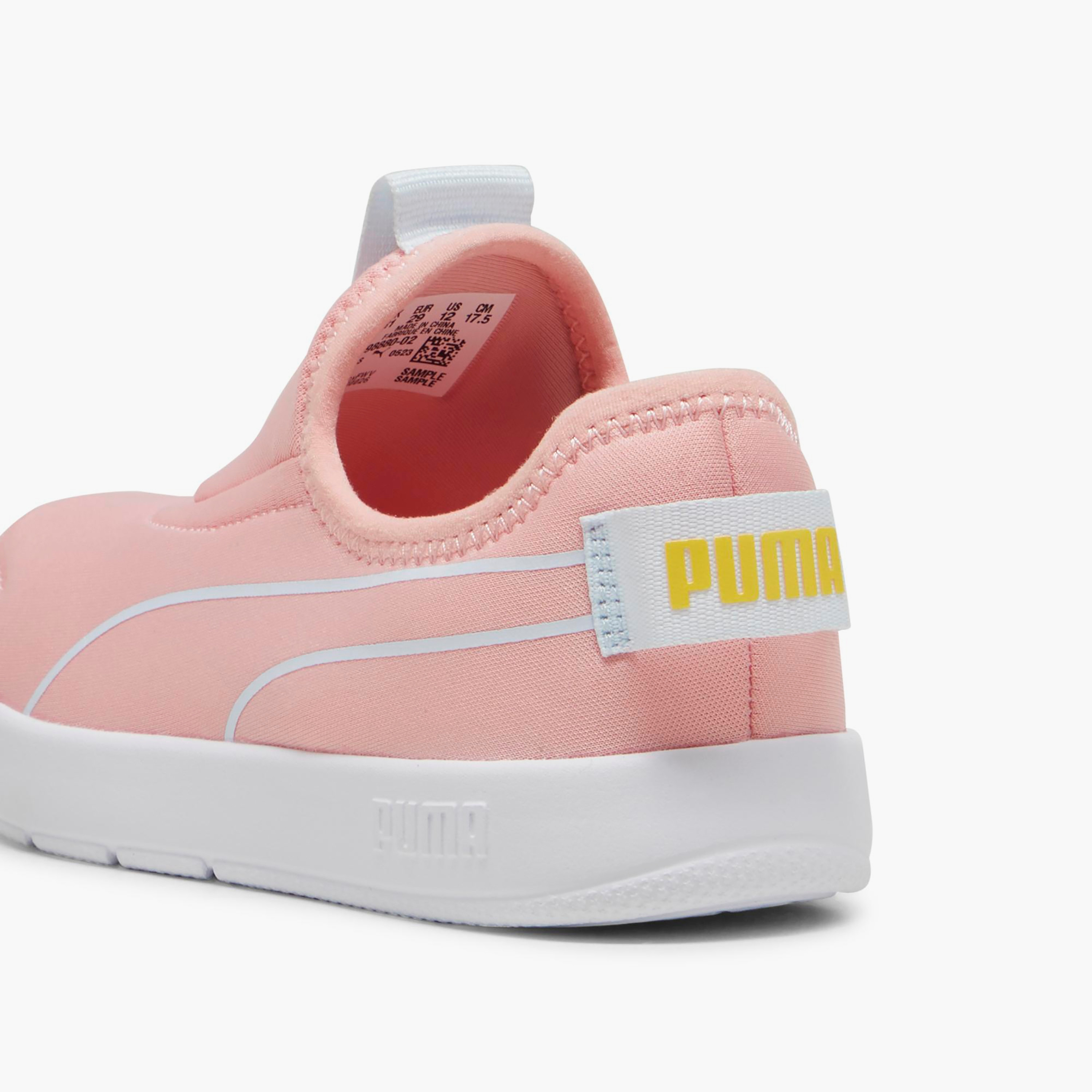 Puma Girls Courtflex V3 Slip On Sneakers 398880 | OE-girls-shoes-sneakers-image-6