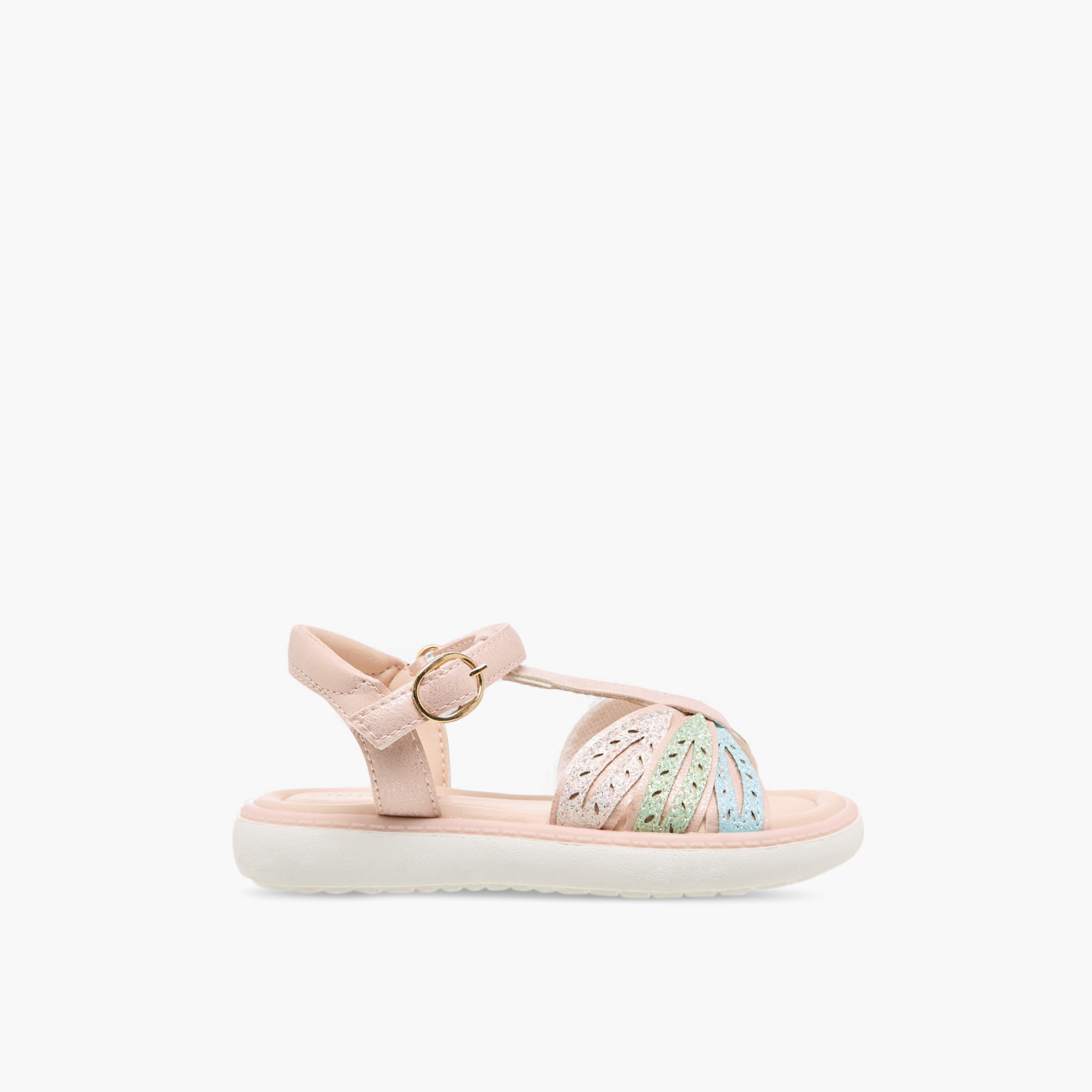 صندل مزين بالجليتر للبنات من جونيورز-girls-shoes-sandals-image-2