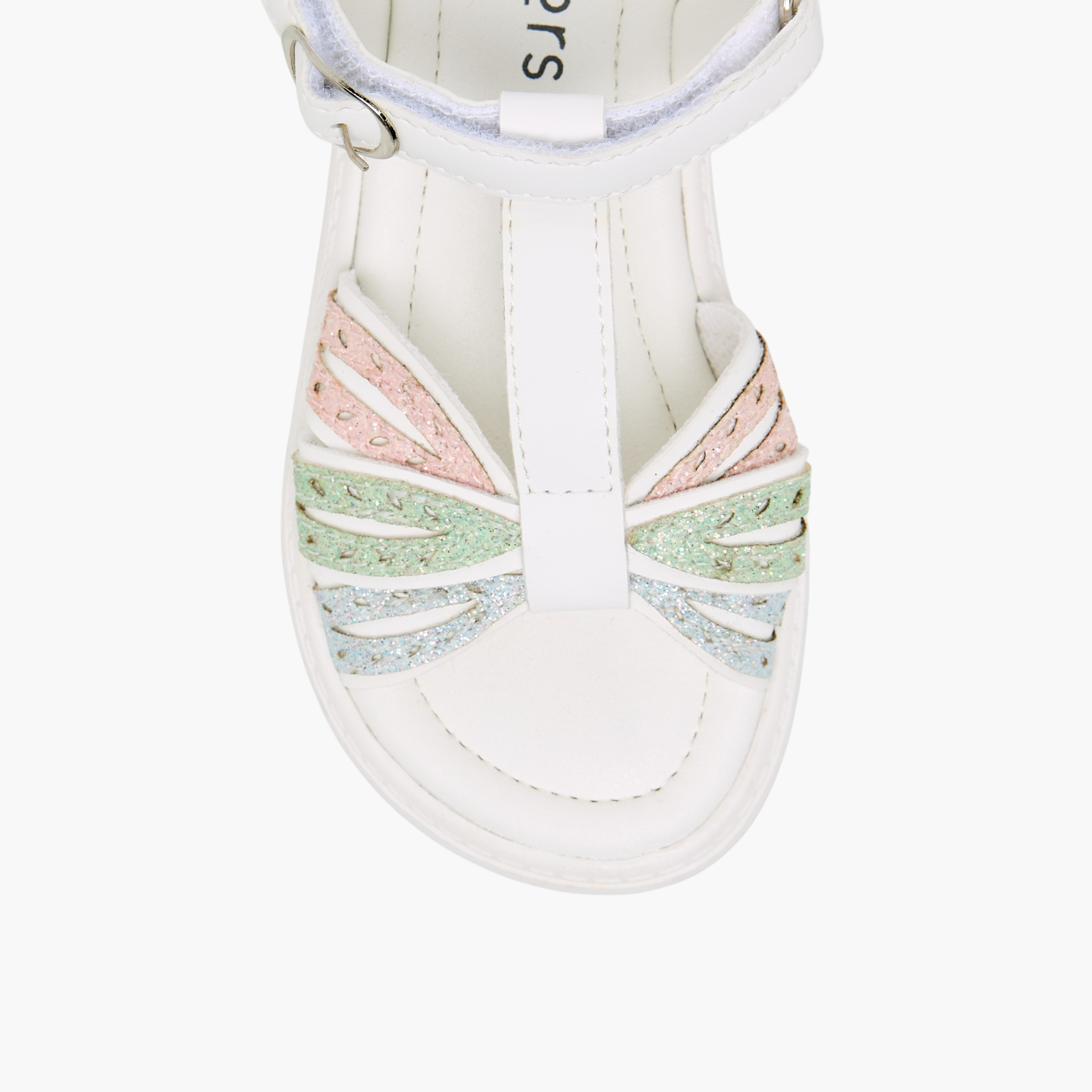 صندل مزين بالجليتر للبنات من جونيورز-girls-shoes-sandals-image-3