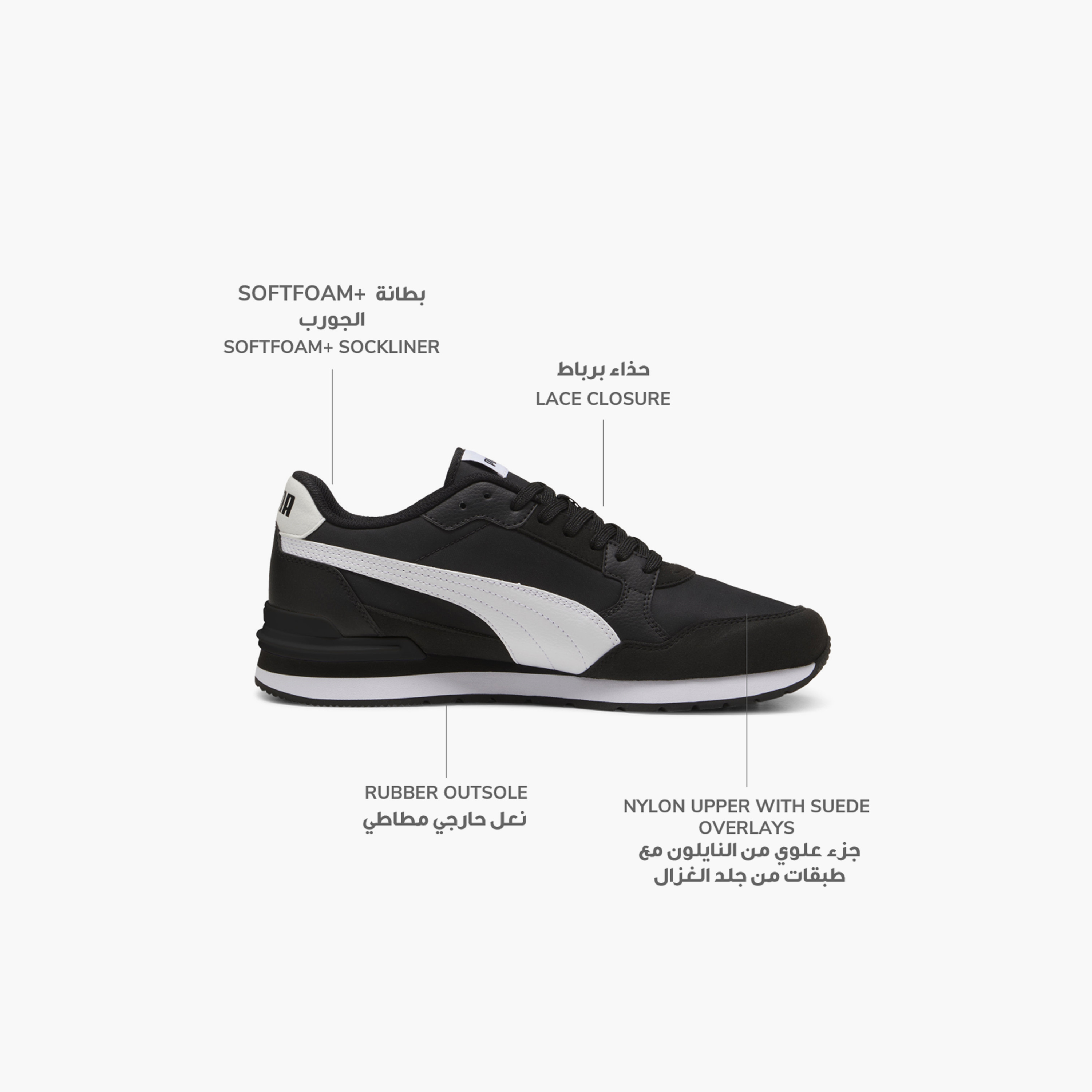 Puma Men ST Runner V4 NL Lace-Up Low Ankle Sneakers-sports-men-shoes-image-2