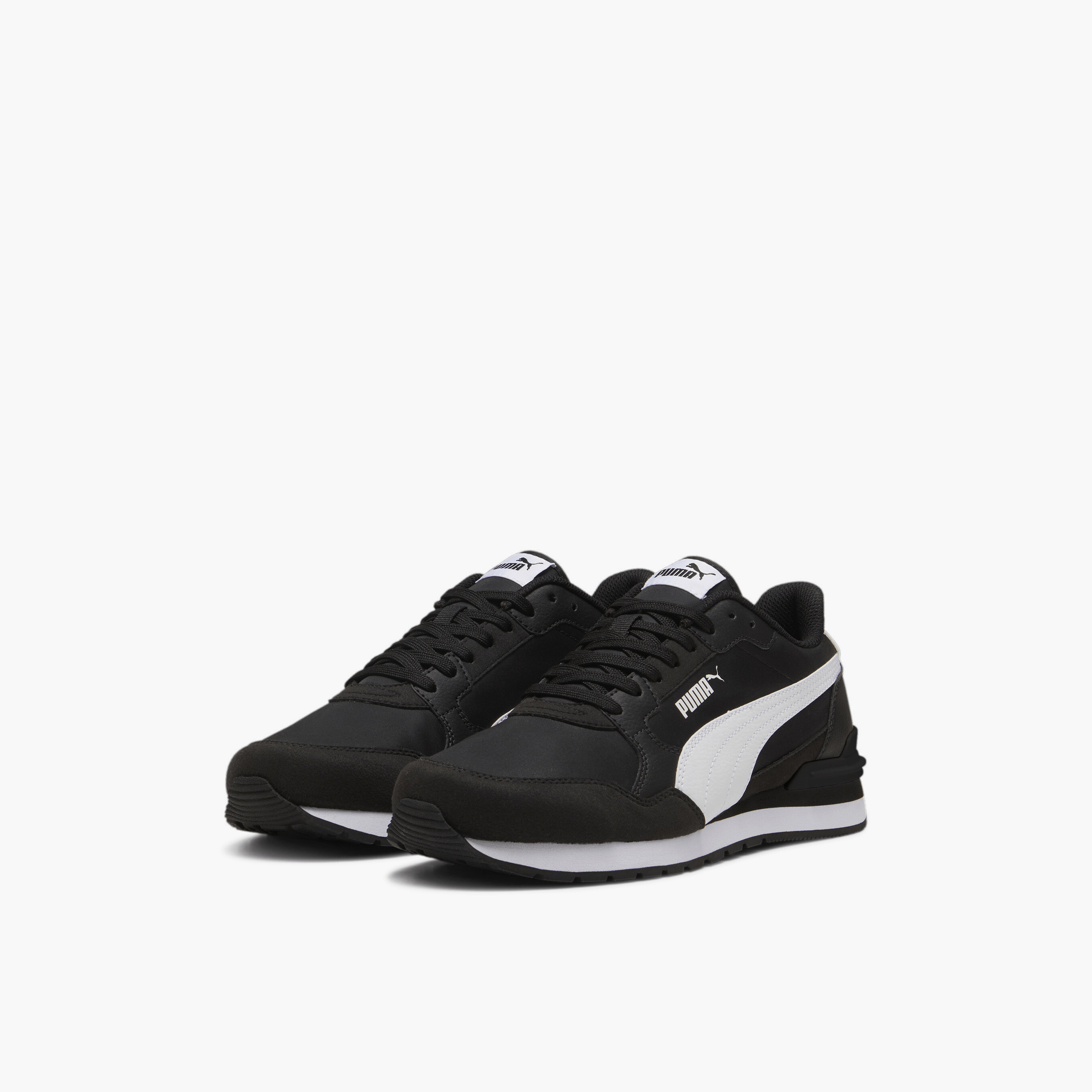 Puma Men ST Runner v4 Logo Print Lace-Up Ankle Sneakers-men-shoes-sneakers-image-1