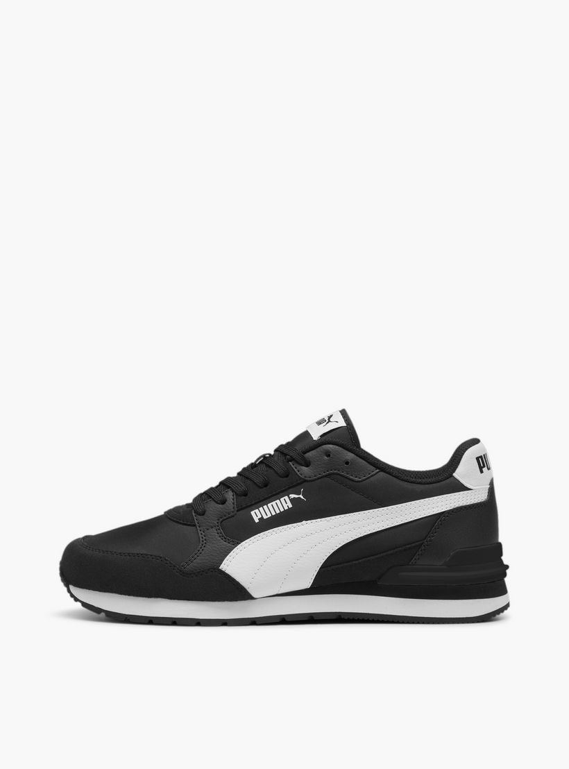 Puma Men ST Runner v4 Logo Print Lace-Up Ankle Sneakers-men-shoes-sneakers-image-2