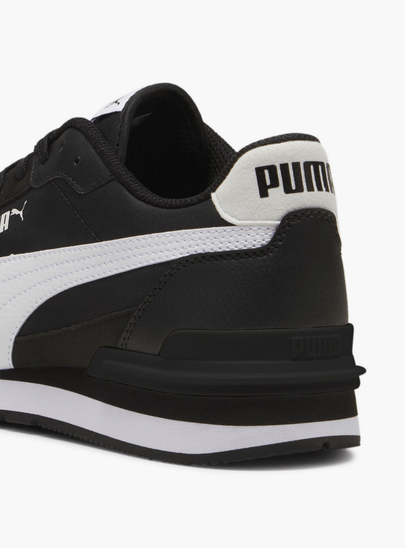 Puma Men ST Runner v4 Logo Print Lace-Up Ankle Sneakers-men-shoes-sneakers-image-3