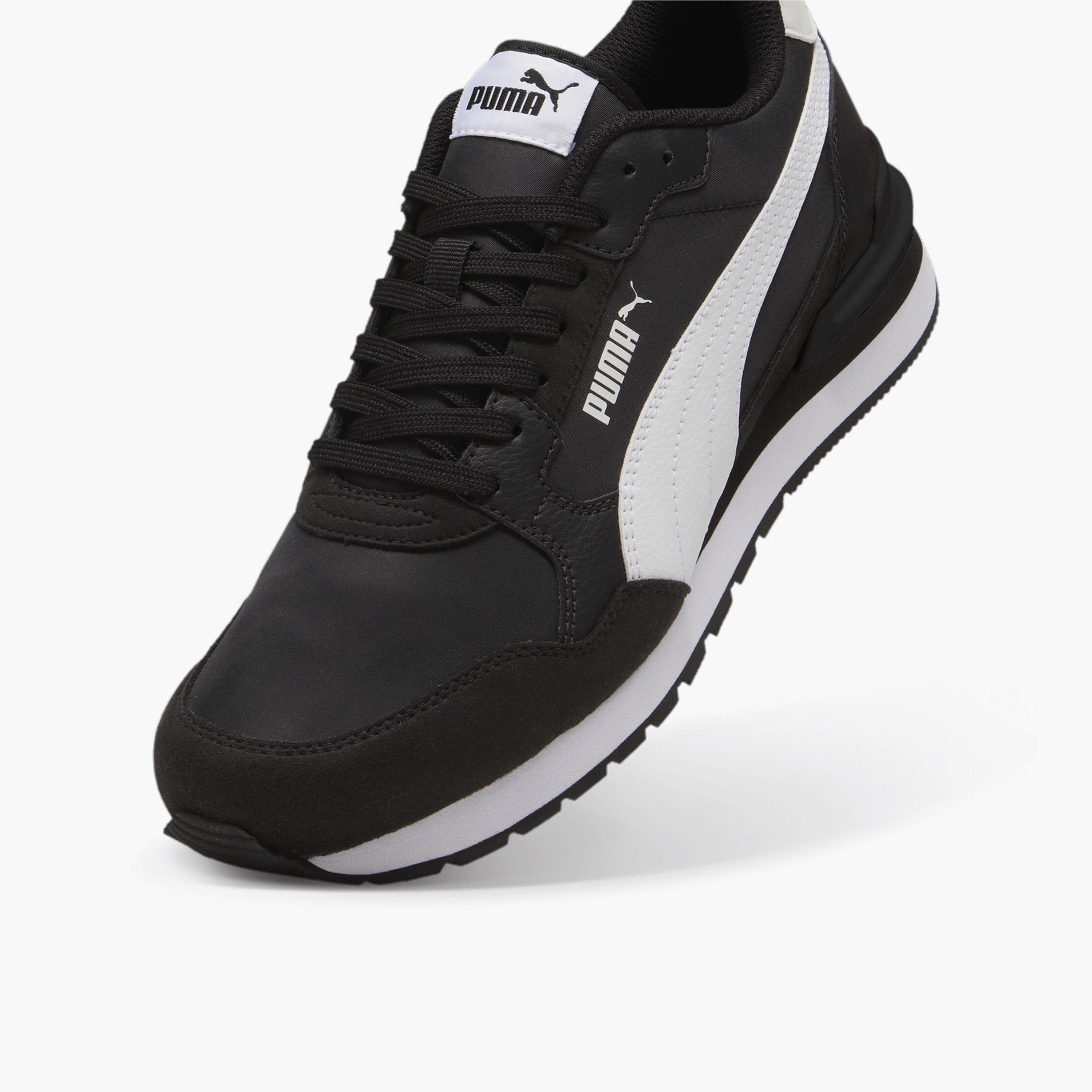 Puma Men ST Runner v4 Logo Print Lace-Up Ankle Sneakers-men-shoes-sneakers-image-4