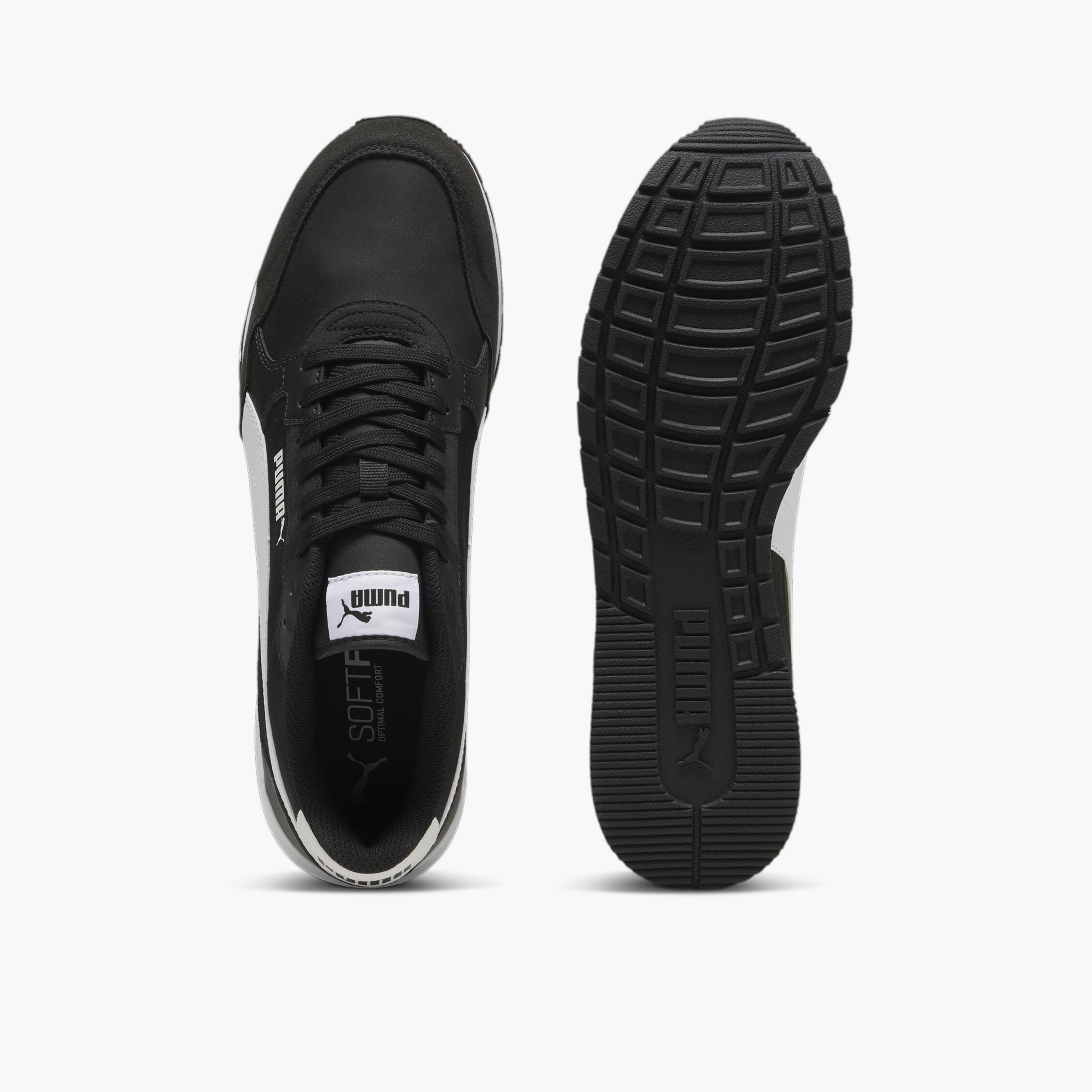 Puma Men ST Runner v4 Logo Print Lace-Up Ankle Sneakers-men-shoes-sneakers-image-5