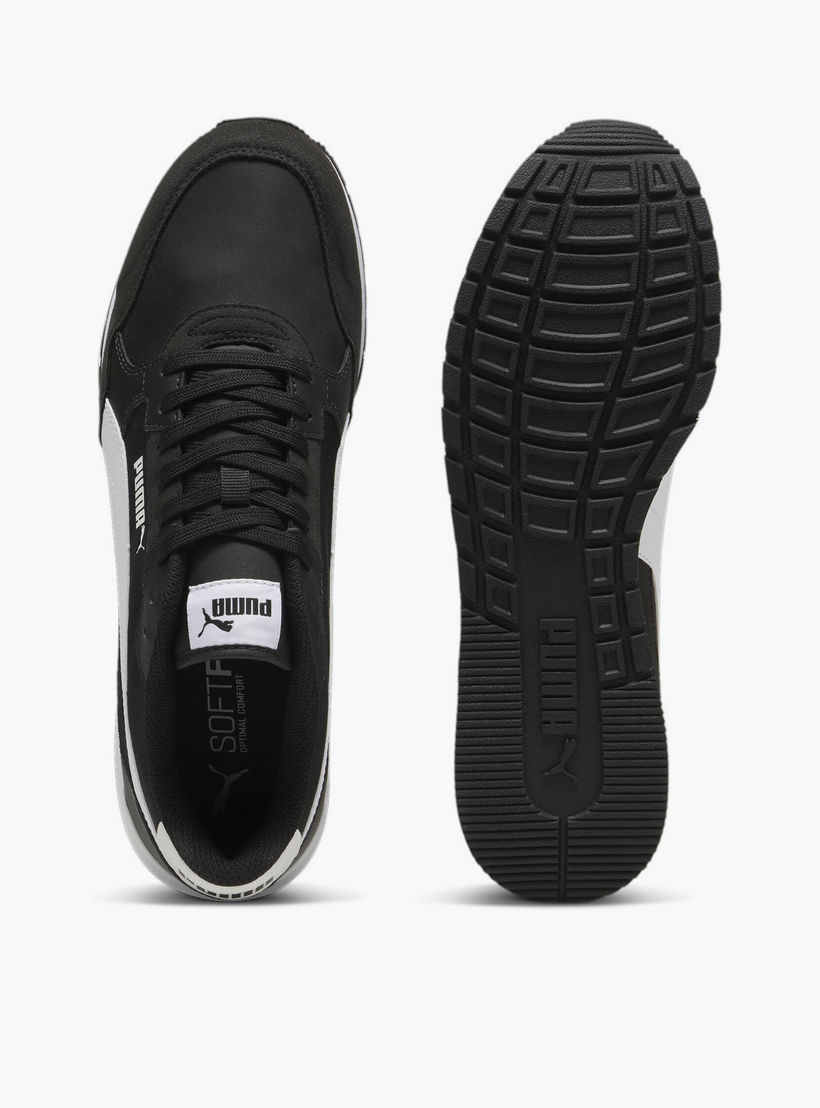 Puma Men ST Runner v4 Logo Print Lace-Up Ankle Sneakers-men-shoes-sneakers-image-5