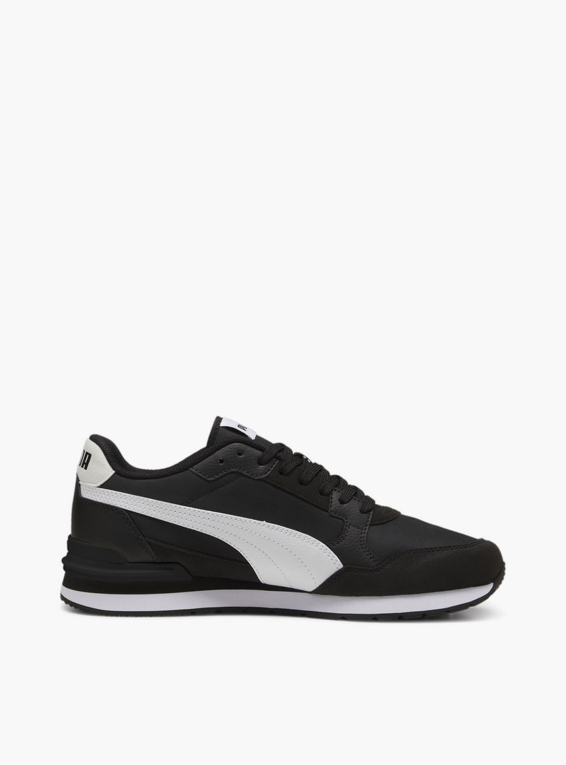 Puma Men ST Runner v4 Logo Print Lace-Up Ankle Sneakers-men-shoes-sneakers-image-6