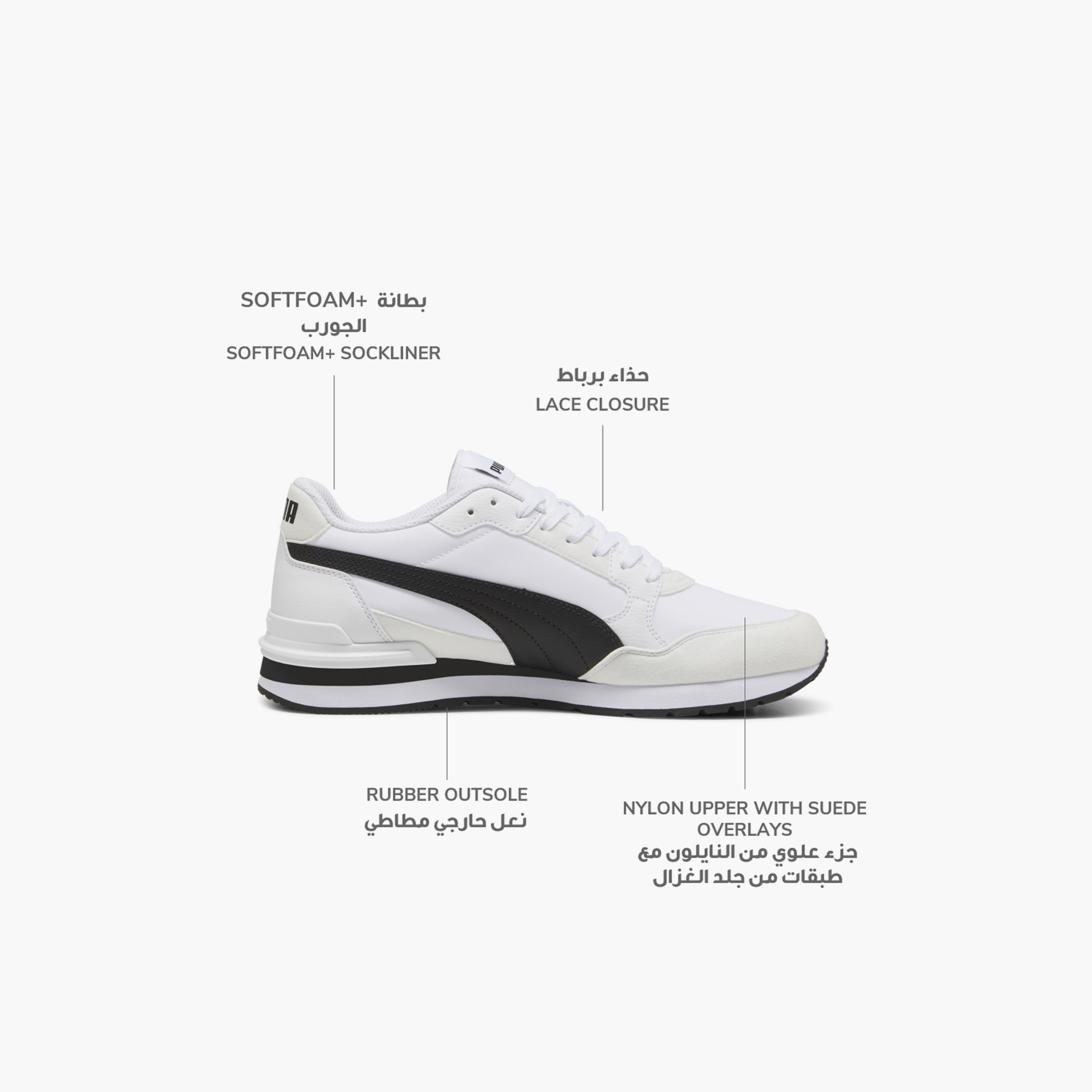 Puma Men ST Runner V4 NL Lace-Up Low Ankle Sneakers-sports-men-shoes-image-2