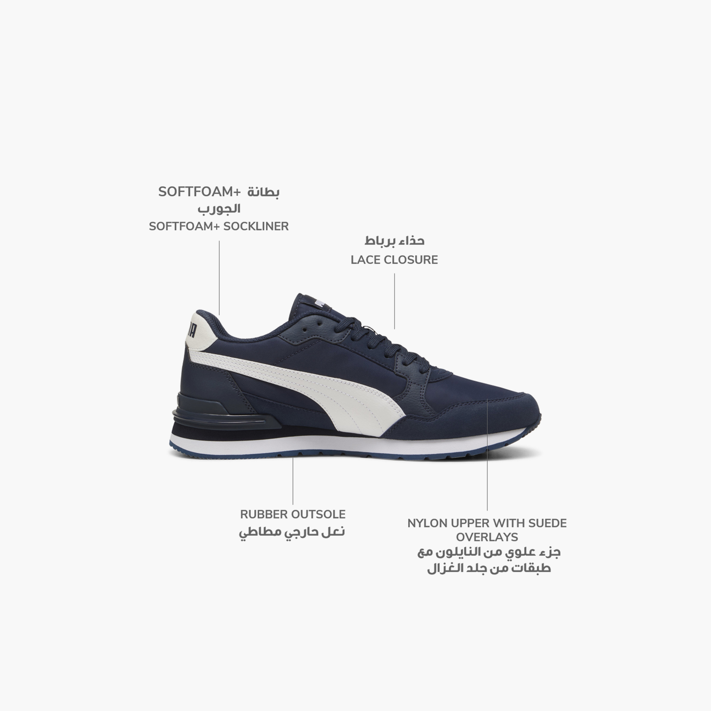 Puma Men ST Runner V4 NL Lace-Up Low Ankle Sneakers-sports-men-shoes-image-2