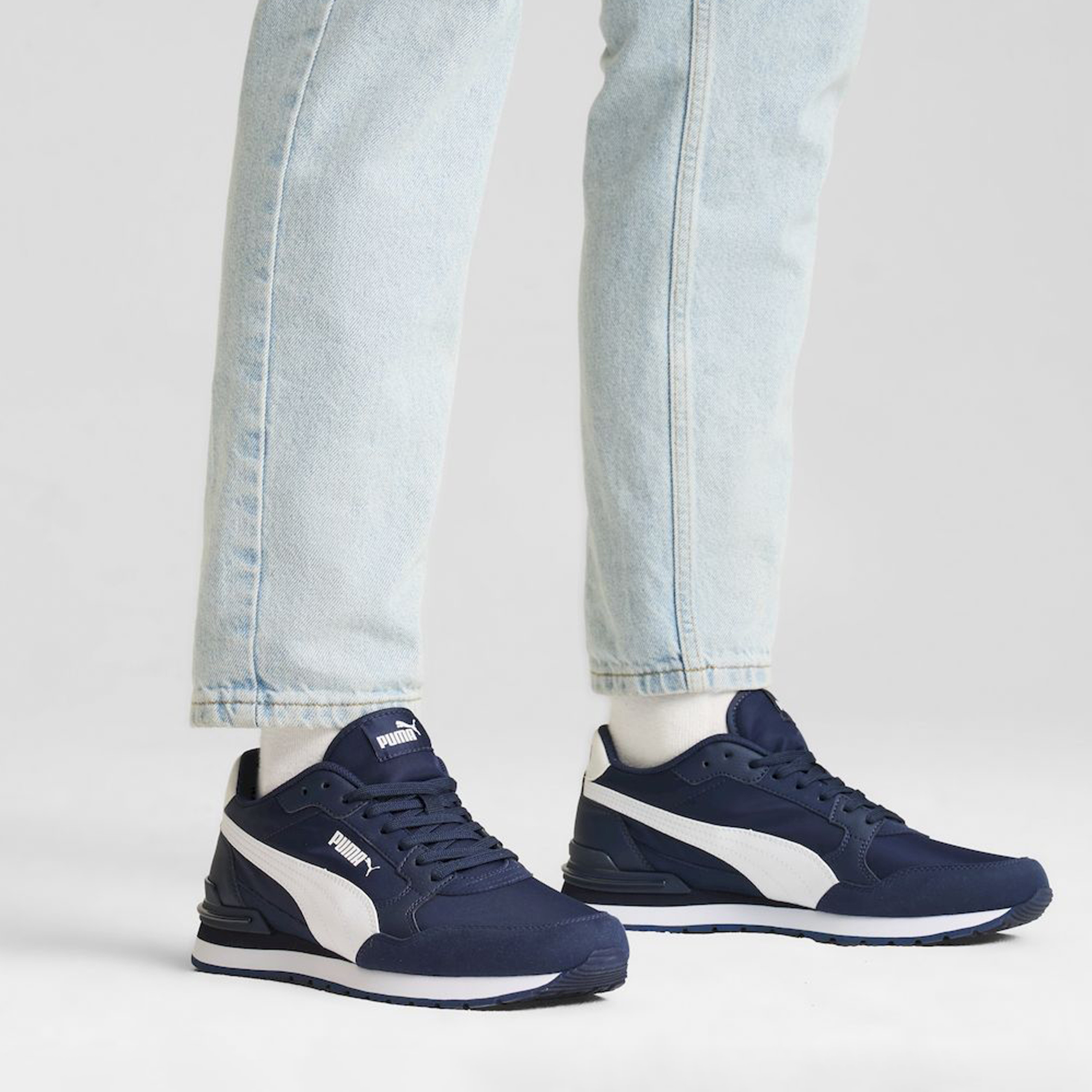 Puma Men's St Runner V4 NL Lace-Up Low Ankle Sneakers 39906907 | OE-sports-men-shoes-image-7