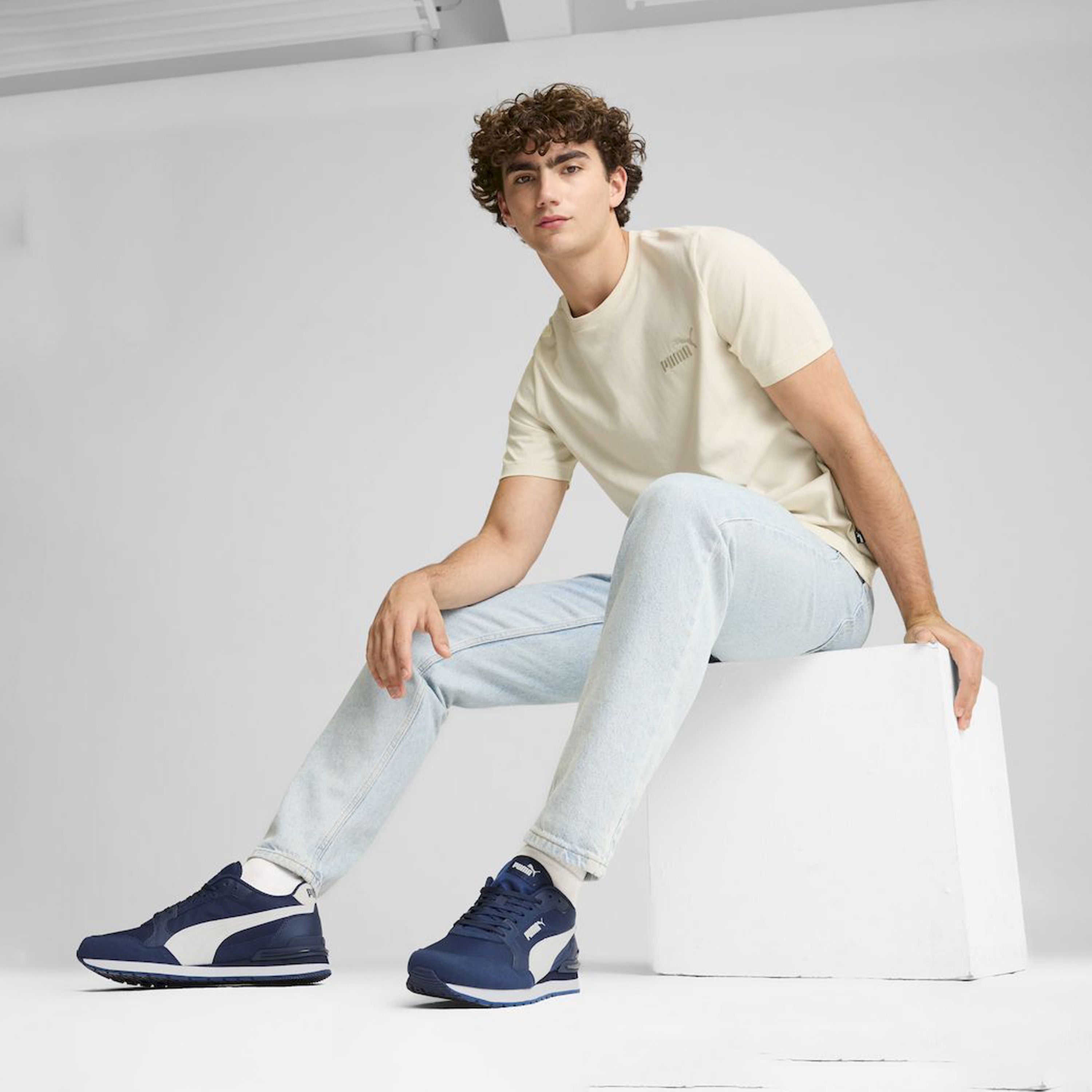 Puma Men's St Runner V4 NL Lace-Up Low Ankle Sneakers 39906907 | OE-sports-men-shoes-image-8