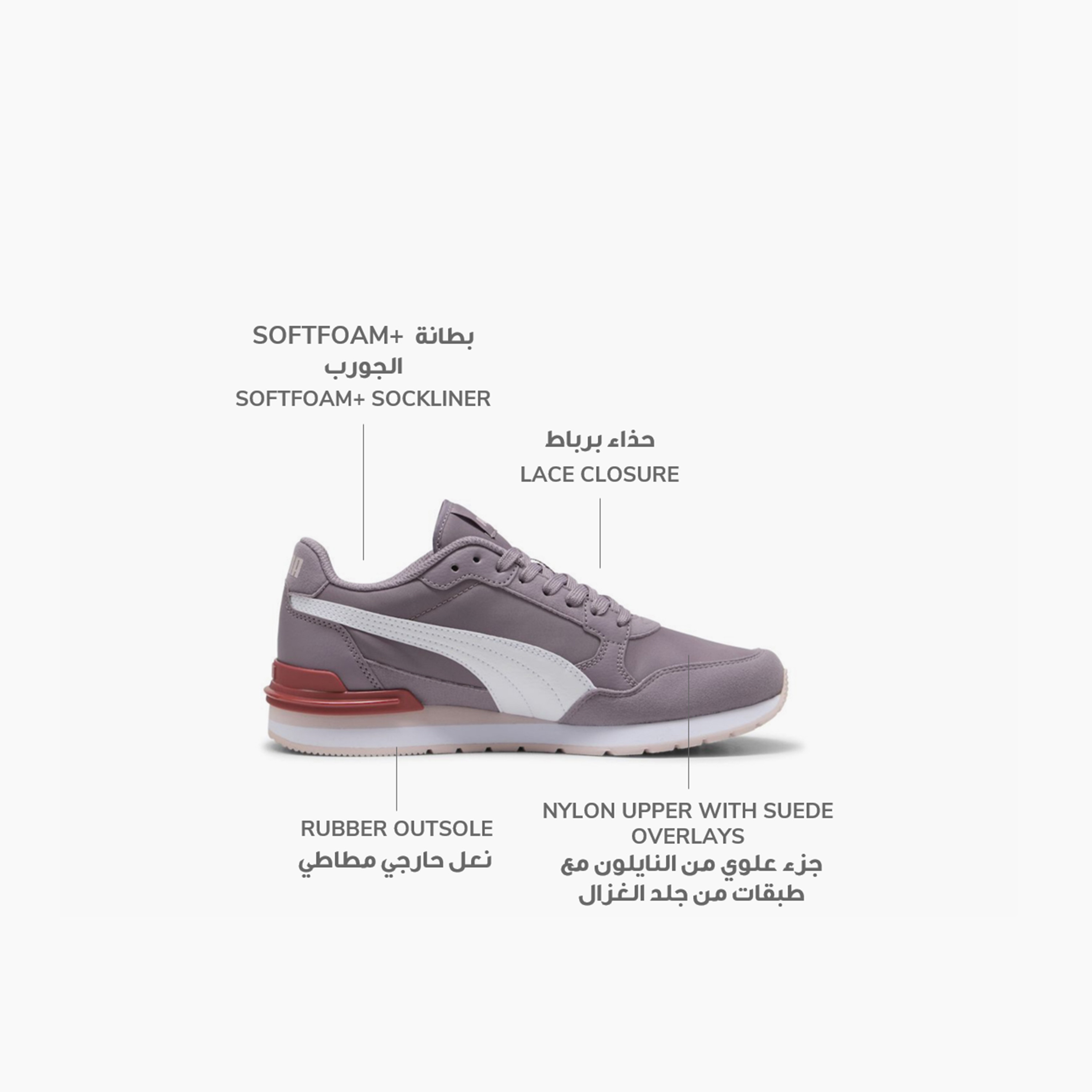 Puma Women's ST Runner V4 NL Lace-Up Low Ankle Sneakers 399069 | OE-sports-women-shoes-image-2