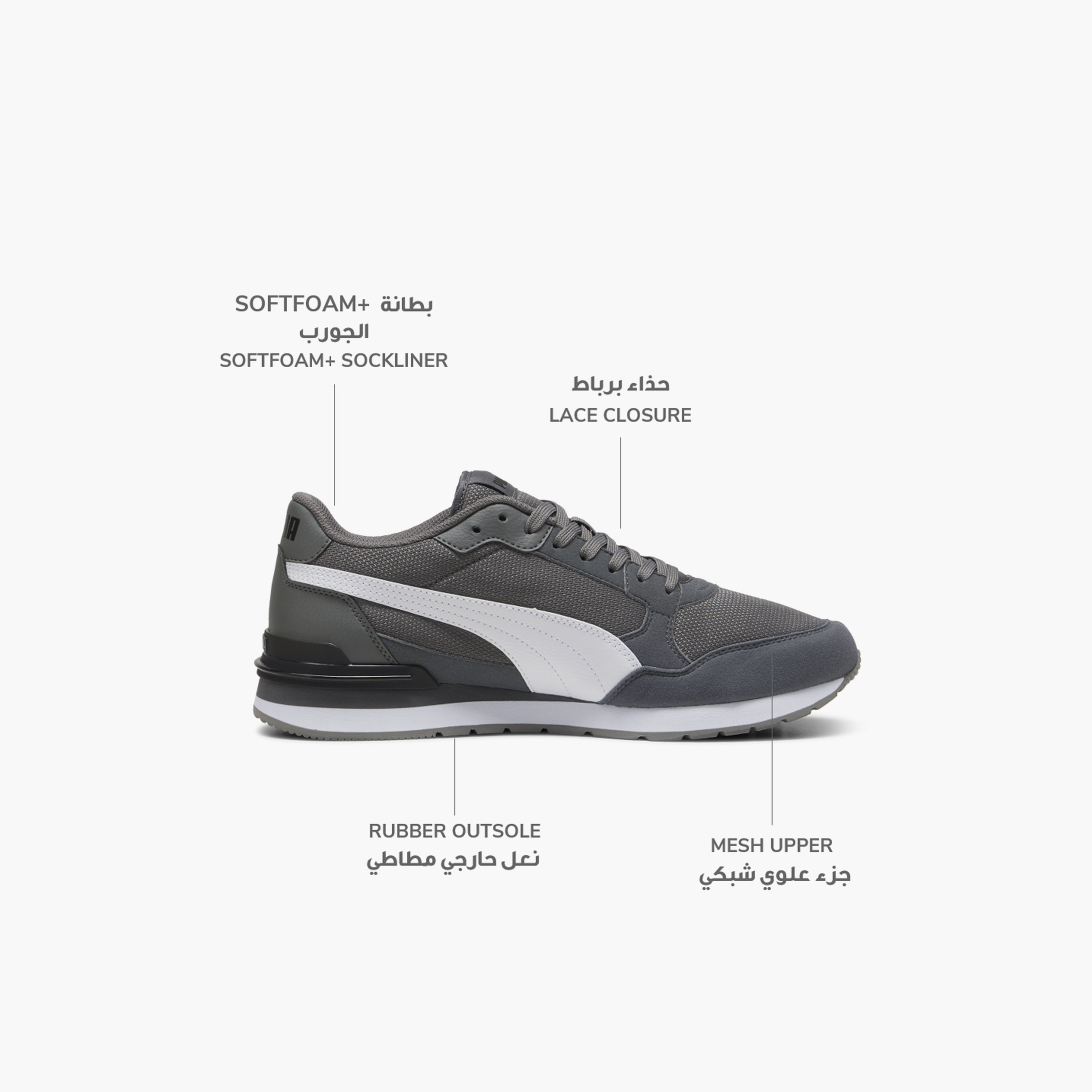 Puma Men ST Runner v4 Mesh Lace-Up Sneakers-sports-men-shoes-image-2