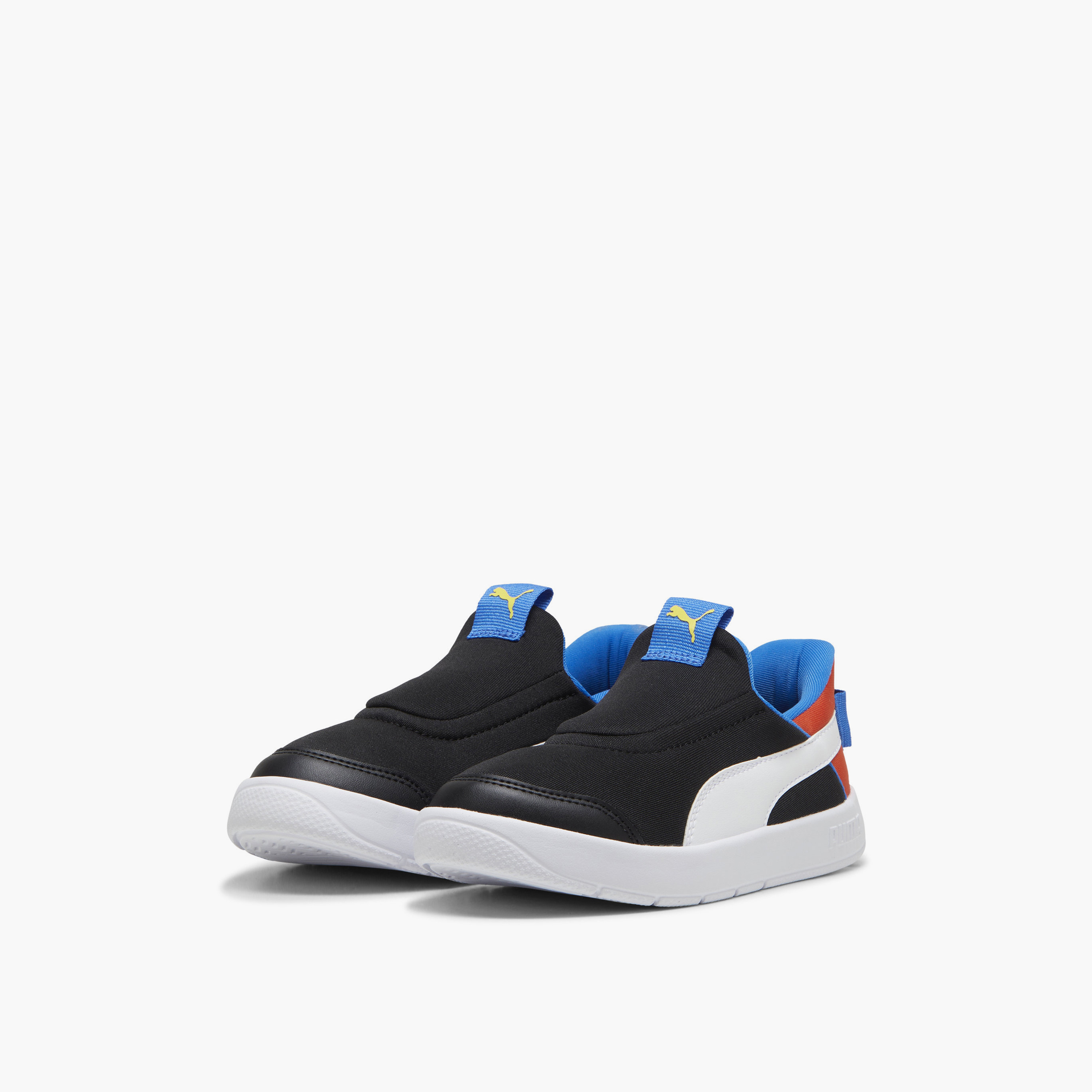 Puma Boys Courtflex v3 SlipTech Slip-On Ankle Sneakers-boys-shoes-sneakers-image-1