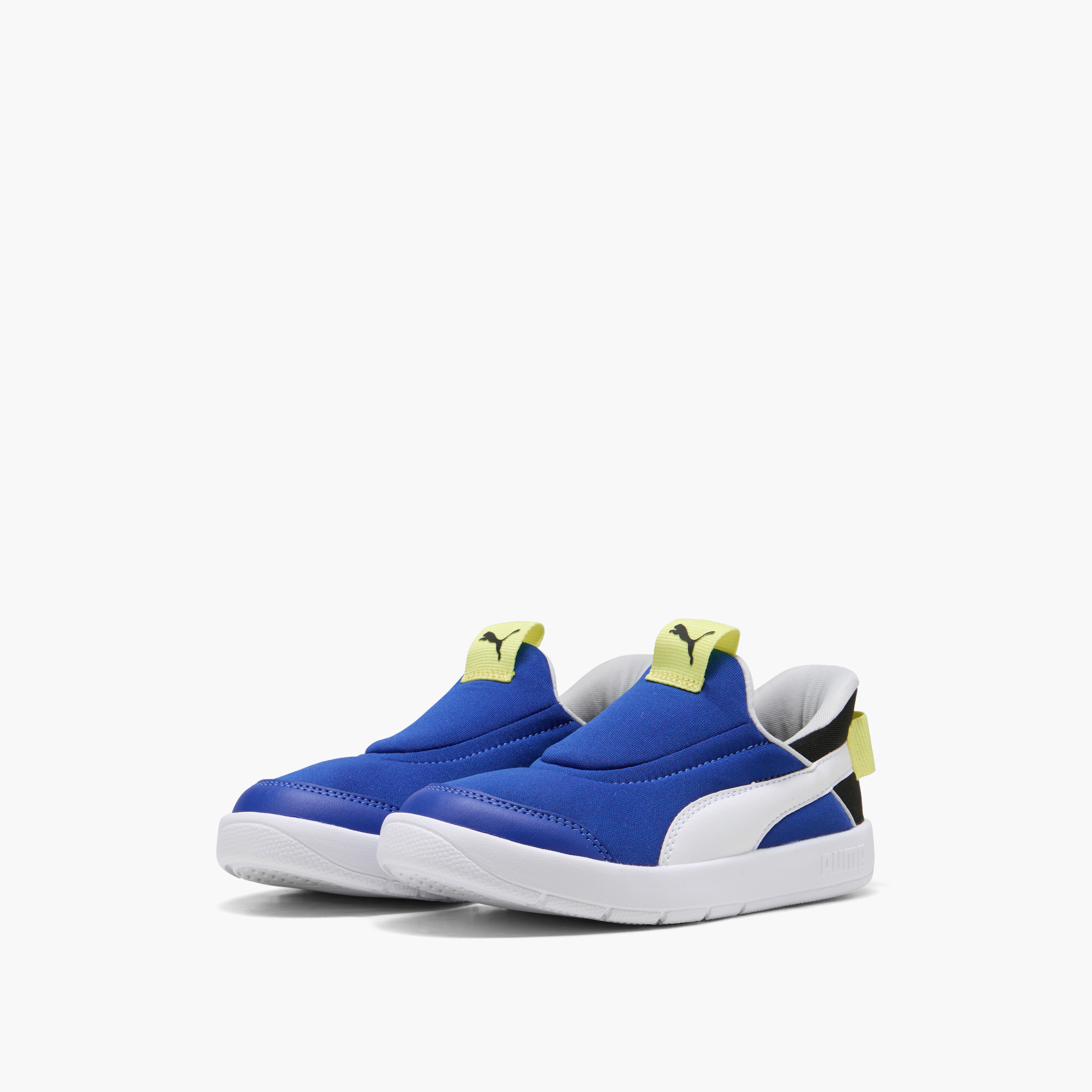 Puma Boys' Courtflex v3 SLIPTECH PS Slip-On Sports Shoes - 39973405-sports-boys-shoes-image-1