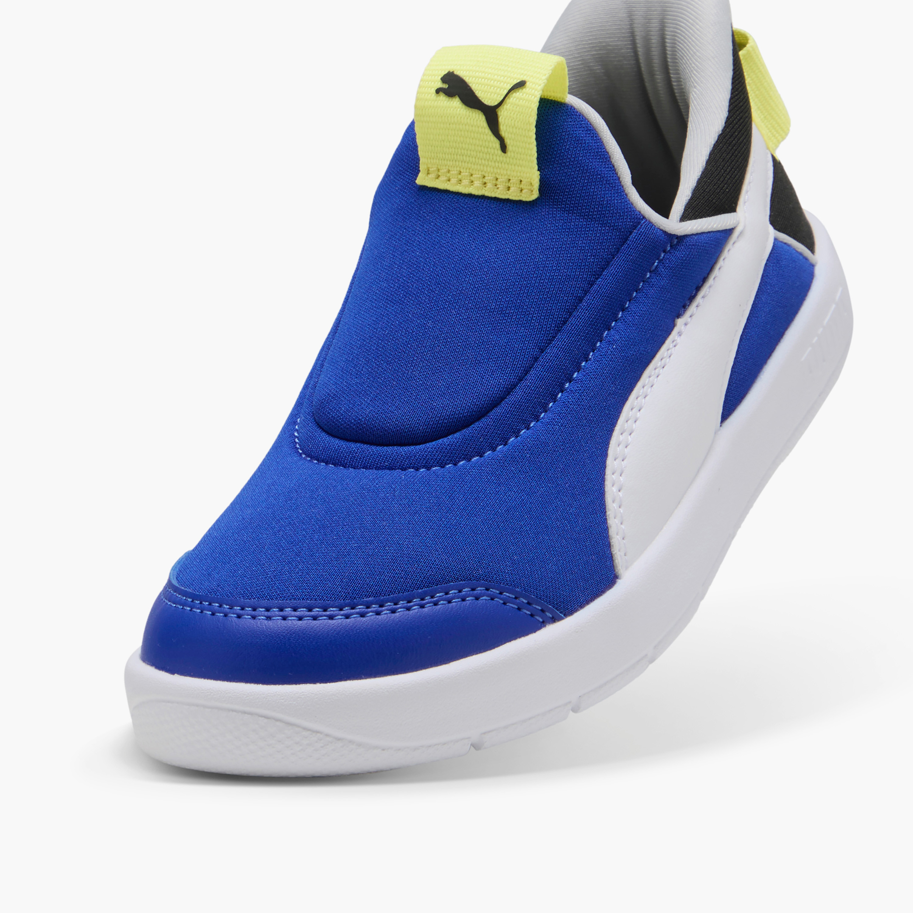 Puma Boys' Courtflex v3 SLIPTECH PS Slip-On Sports Shoes - 39973405-sports-boys-shoes-image-5