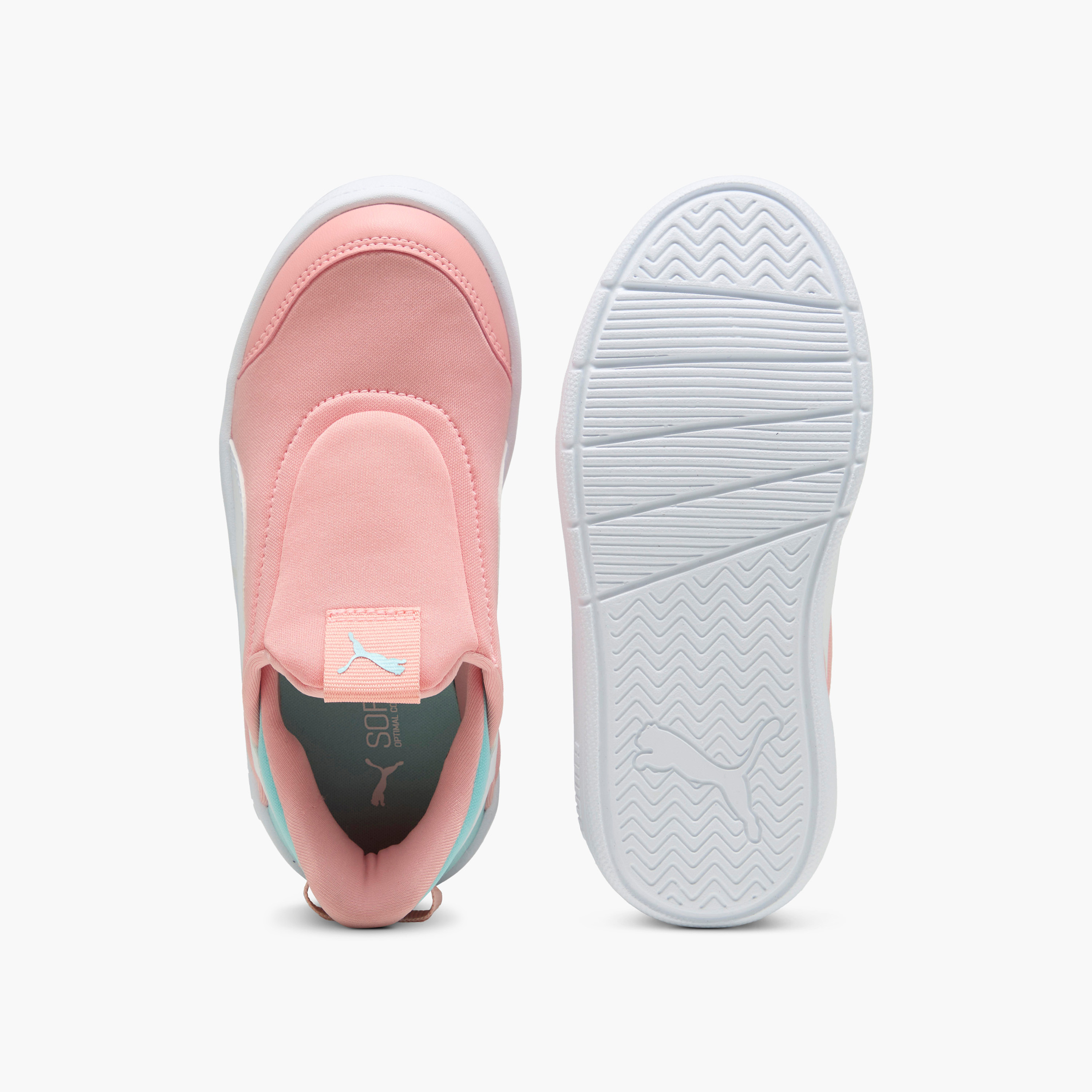 Puma Girls' Courtflex v3 SLIPTECH PS Slip-On Sneakers - 39973406-girls-shoes-sneakers-image-5
