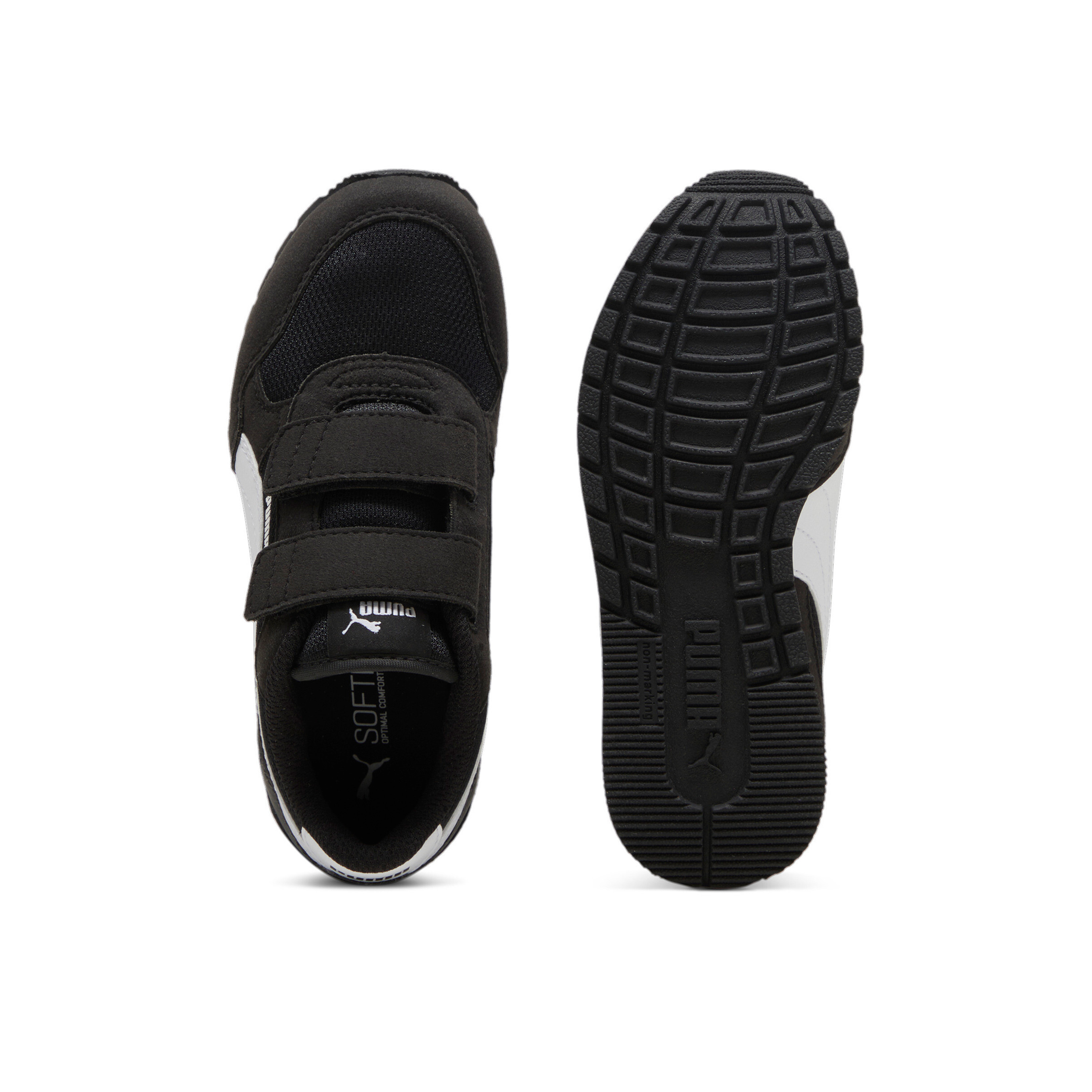 Puma Kids ST Runner v4 Mesh V PS Hook & Loop Ankle Sneakers-girls-shoes-sneakers-image-5
